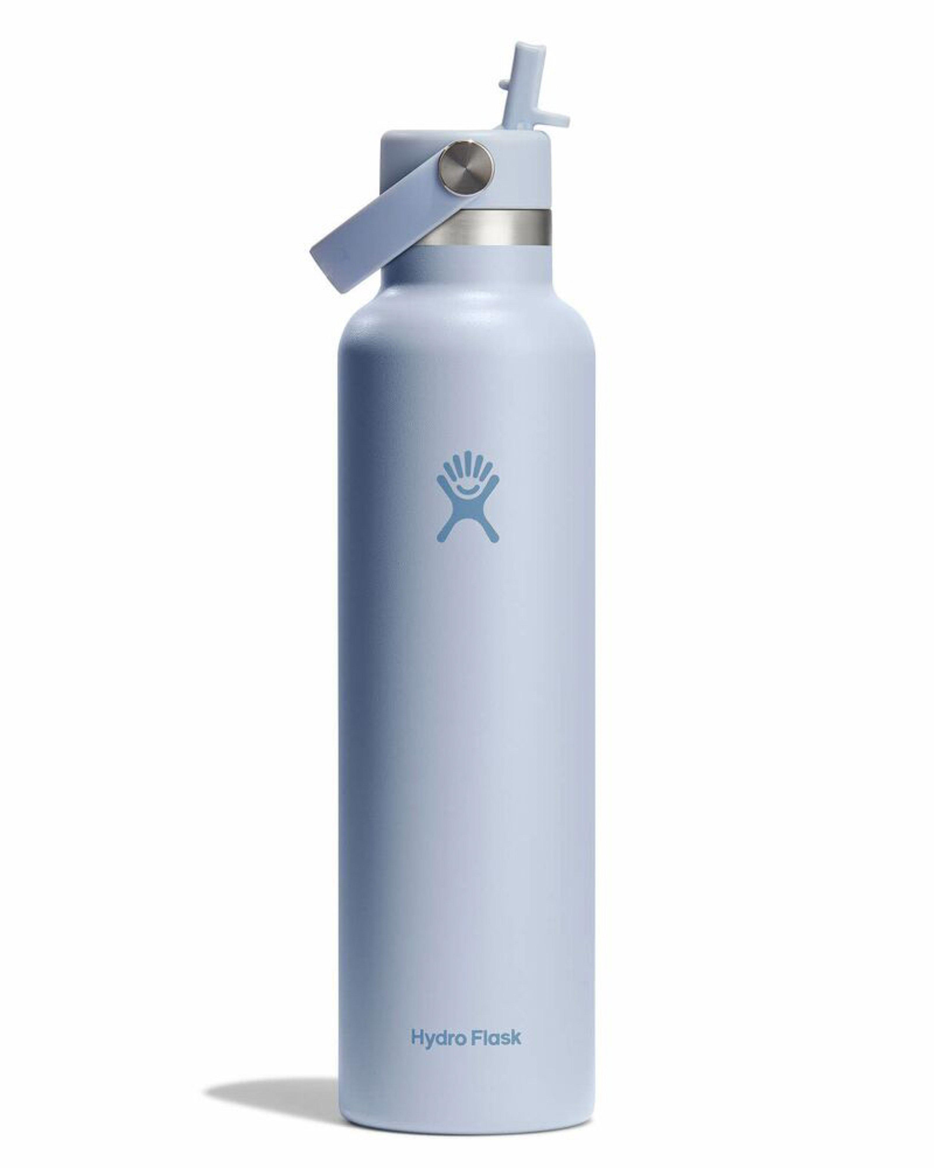 Hydro Flask 621ml Standard Mouth Straw Cap Bottle -  Light Blue