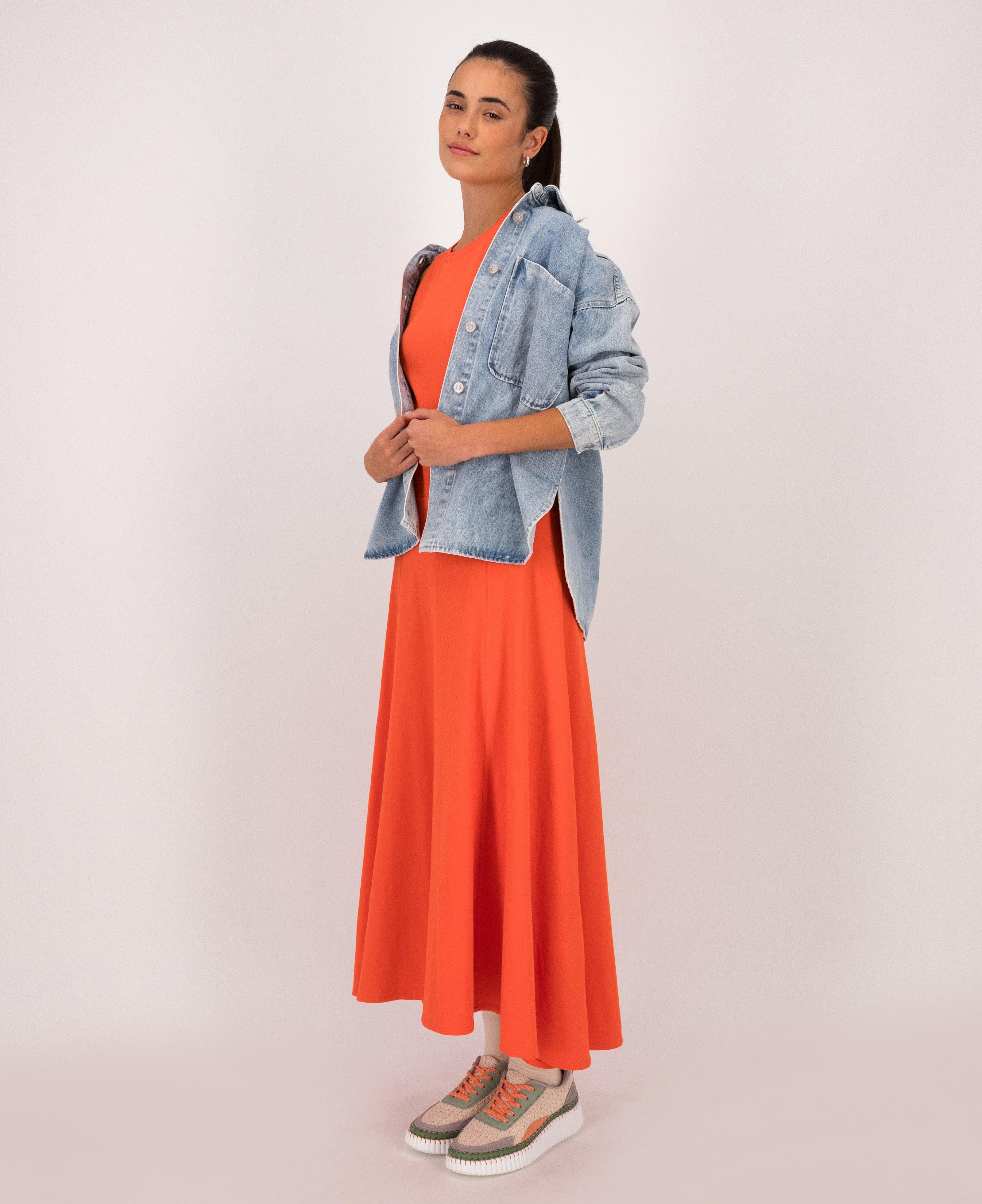 Shea Knit Maxi Dress -  Red