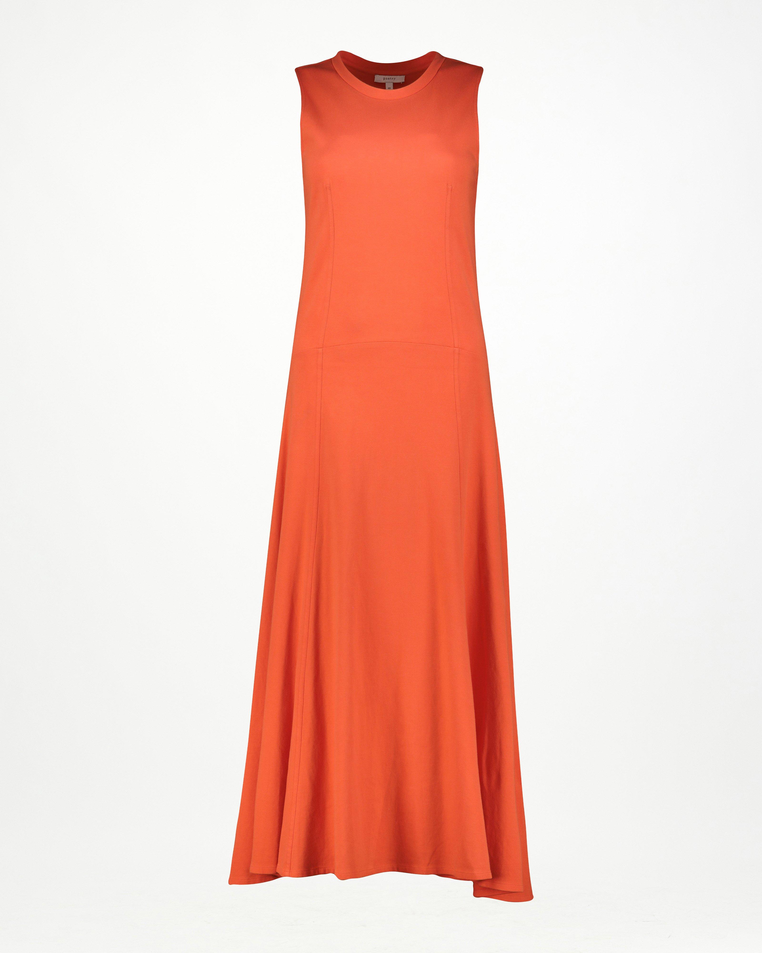 Shea Knit Maxi Dress -  Red