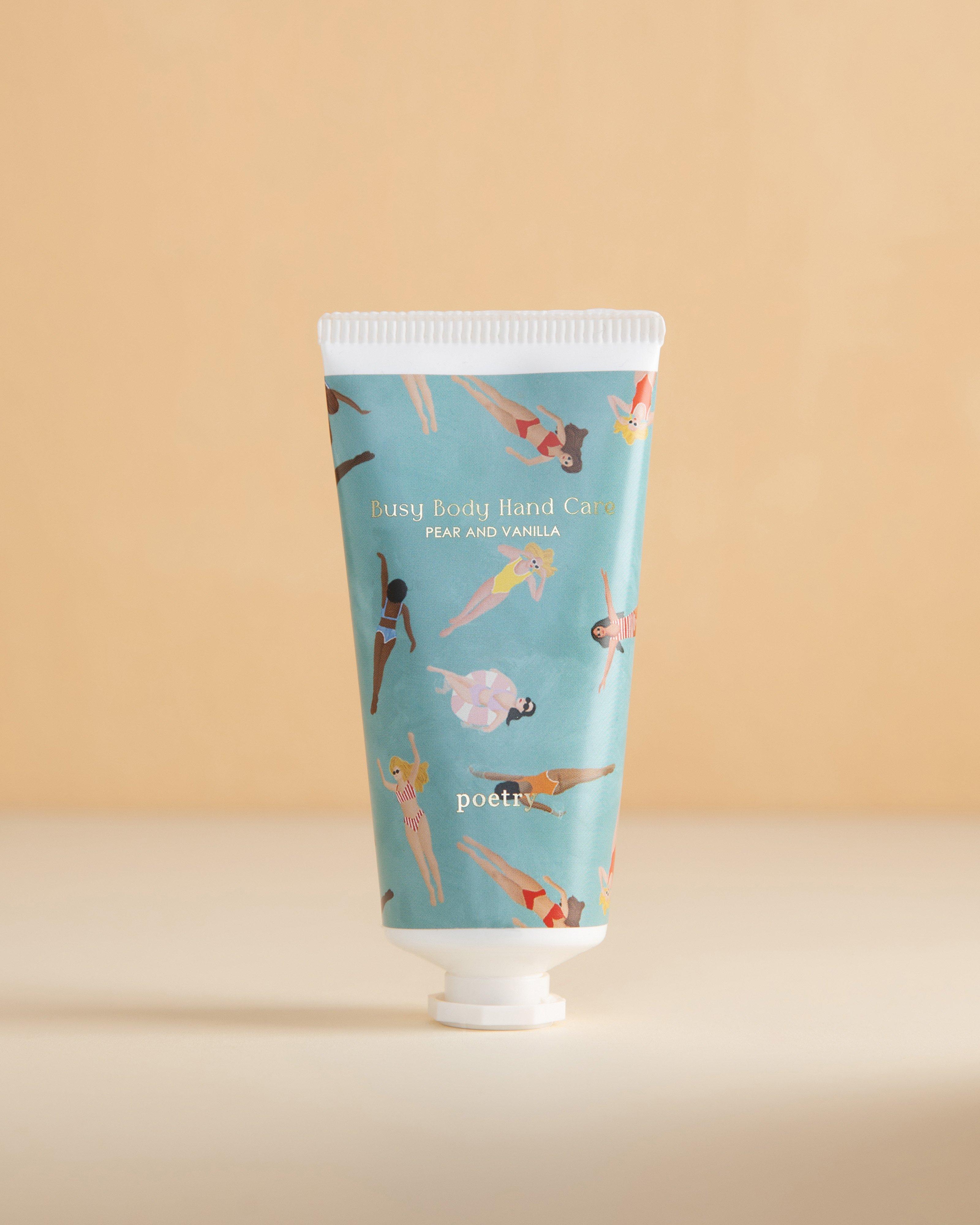 Busy Body Pear and Vanilla Hand Cream -  Blue