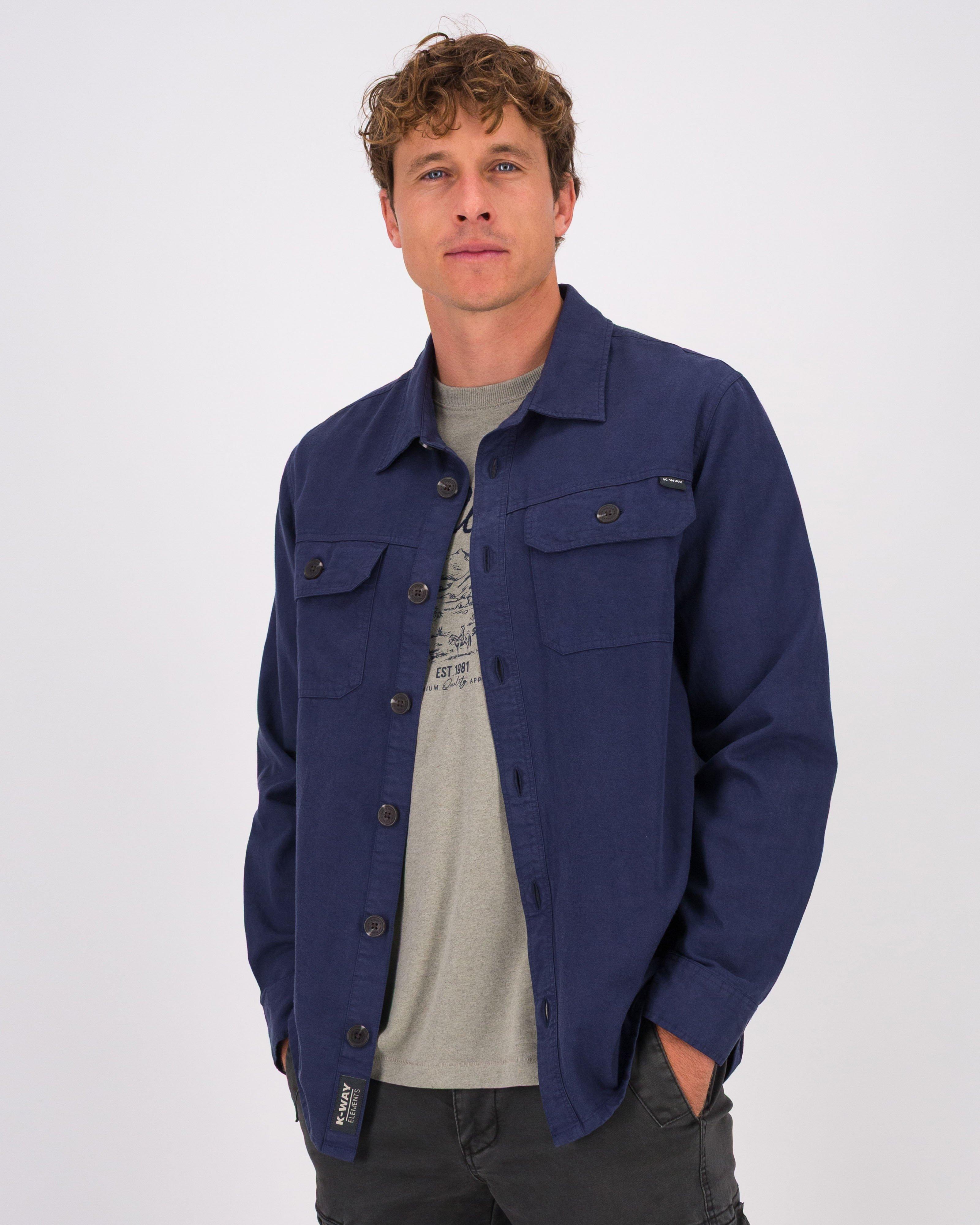 K-Way Elements Men's Jax Snyder Overshirt -  Blue
