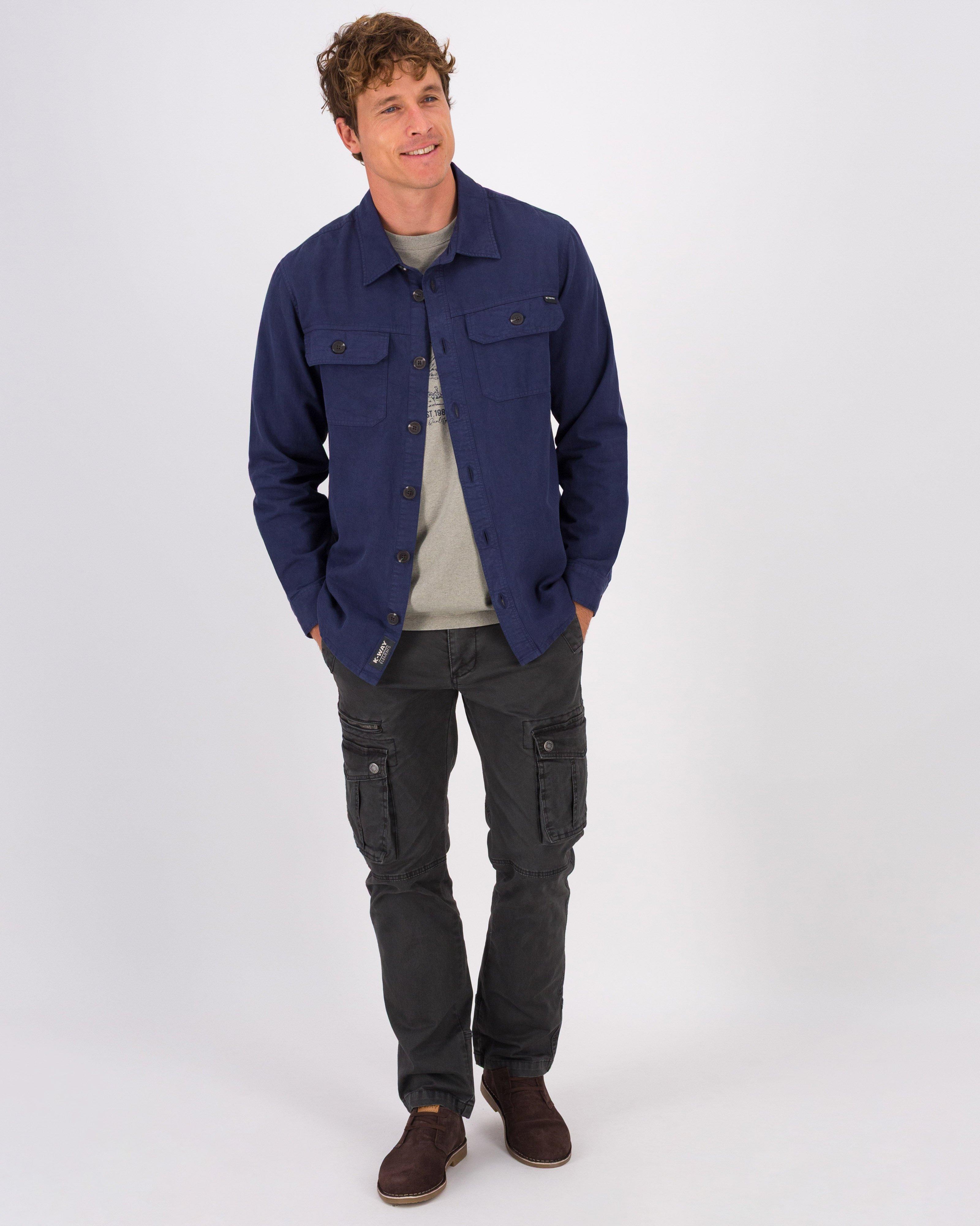 K-Way Elements Men's Jax Snyder Overshirt -  Blue