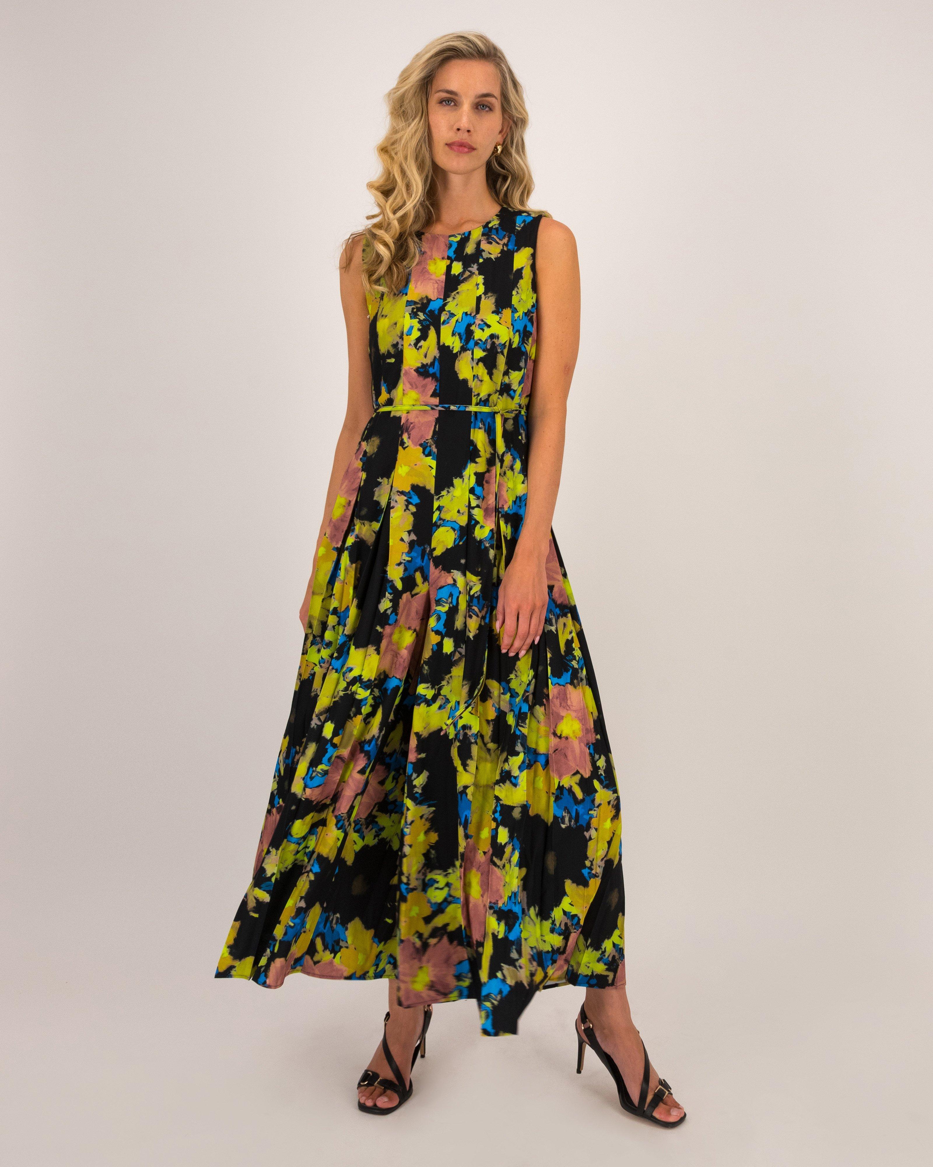Remi Printed Pleated Jumpsuit -  Assorted