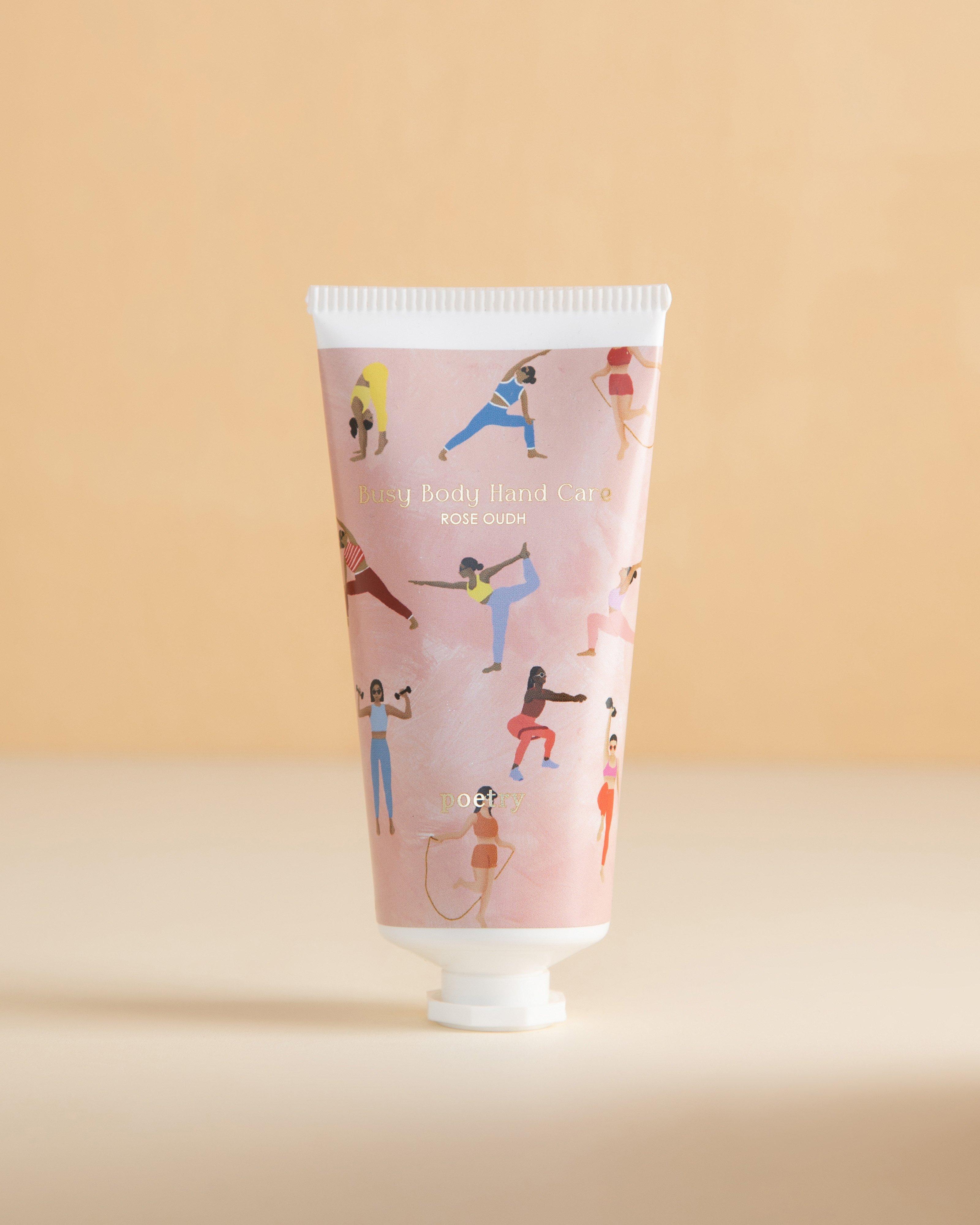 Busy Body Rose Oudh Hand Cream -  Pink