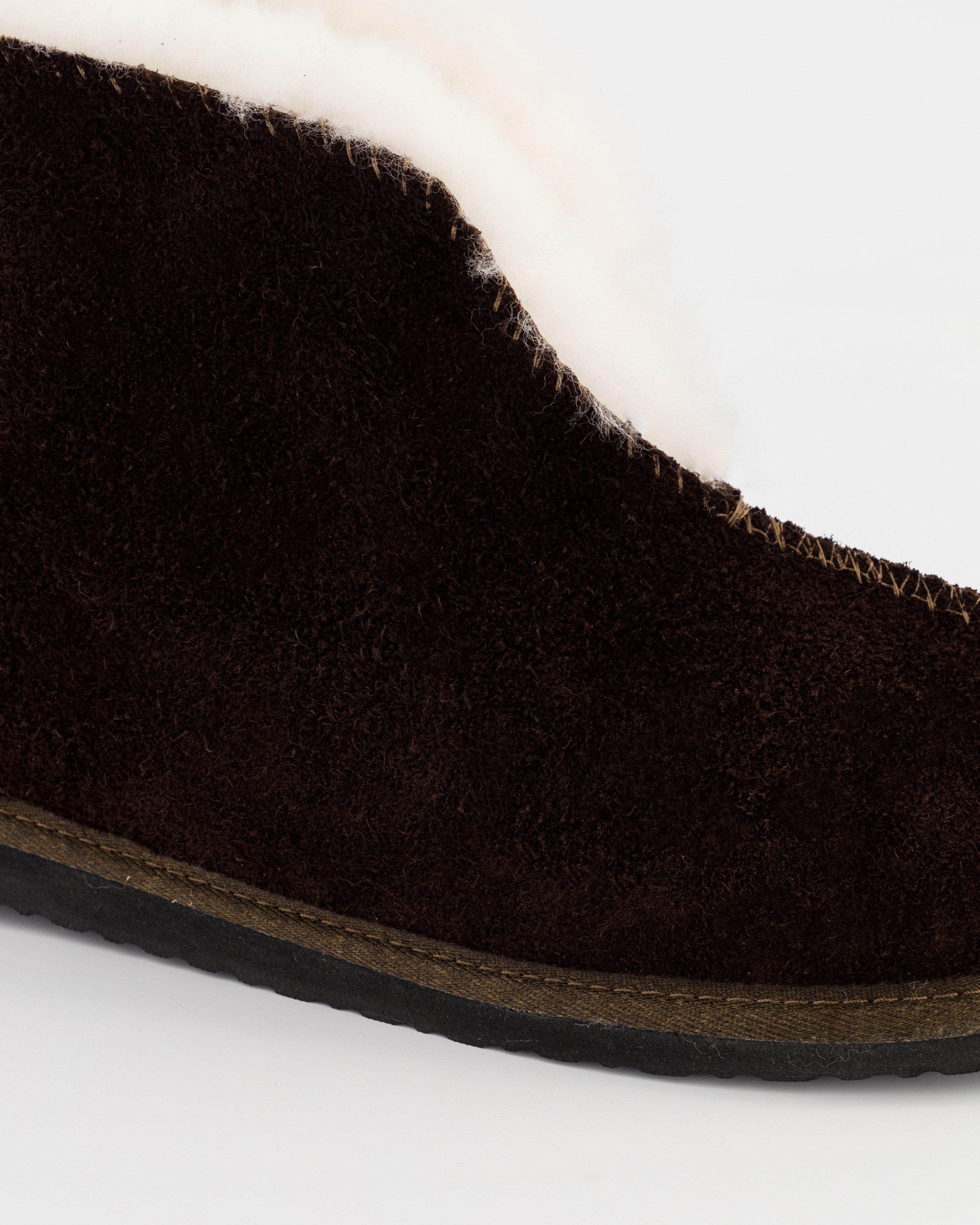 KARU Unisex Cuddles Sheepskin Slippers -  Chocolate