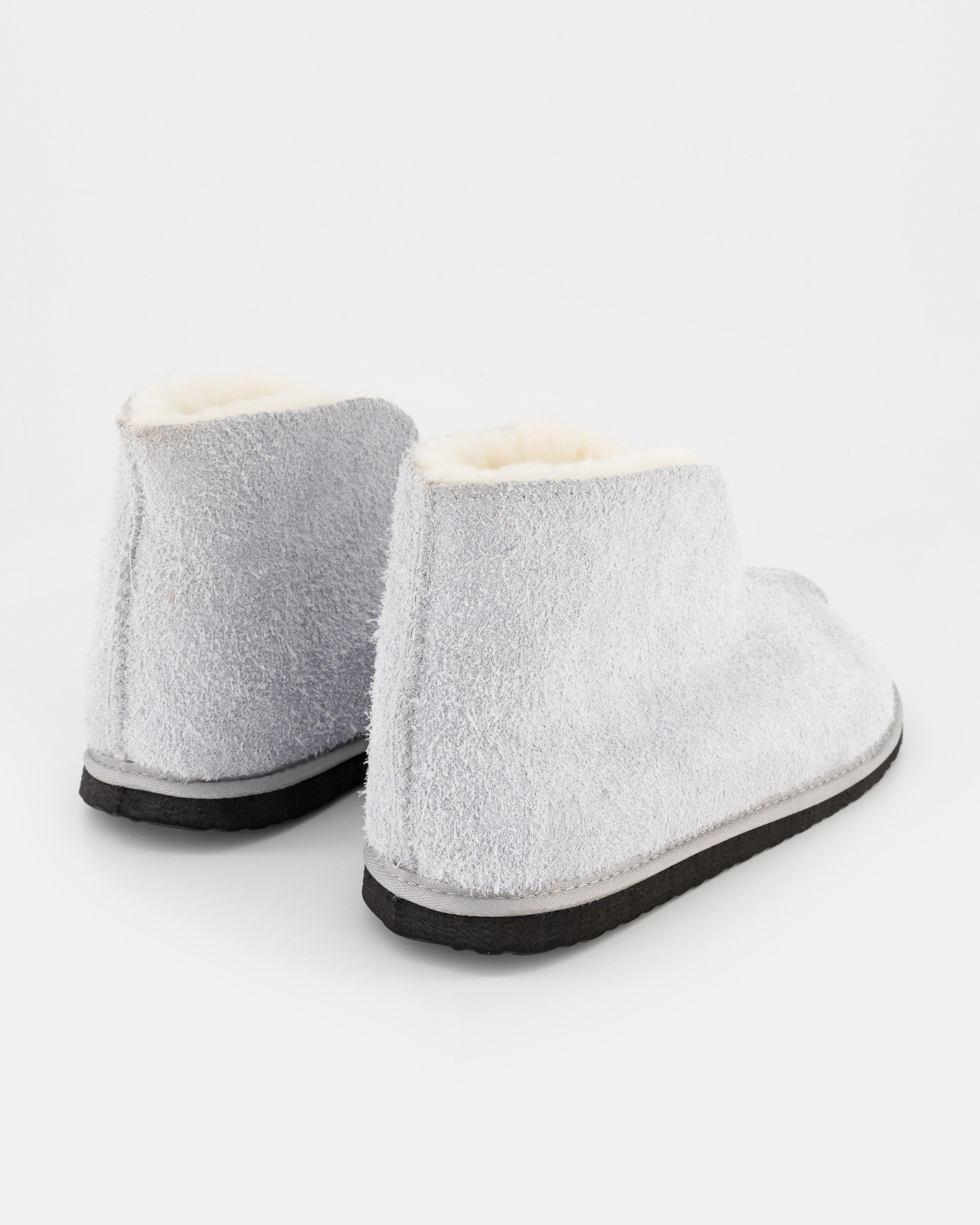 Cape Union Unisex Karu Cuddles Sheepskin Slippers -  Light Grey