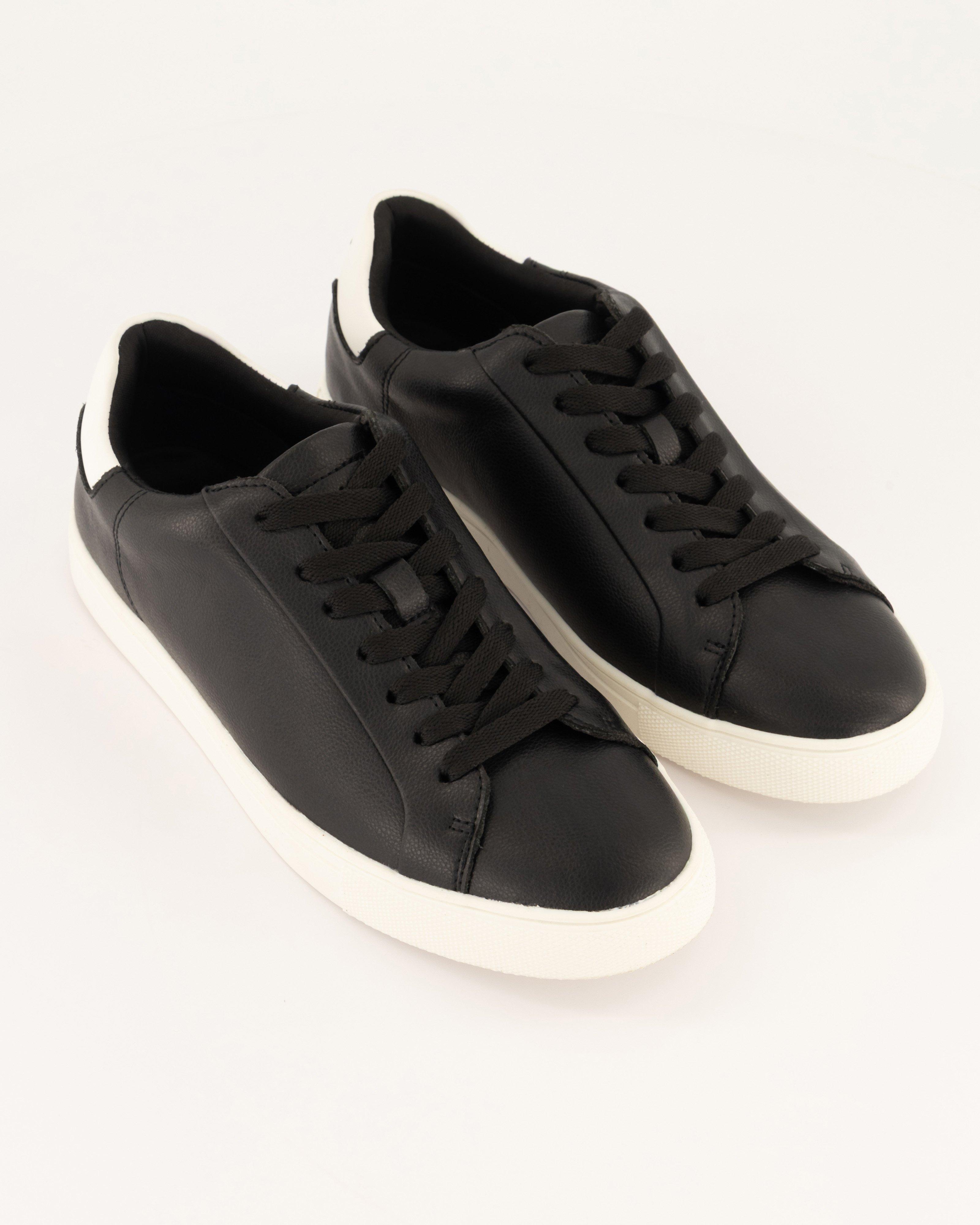Women’s Sayla Leather Sneaker  -  Black