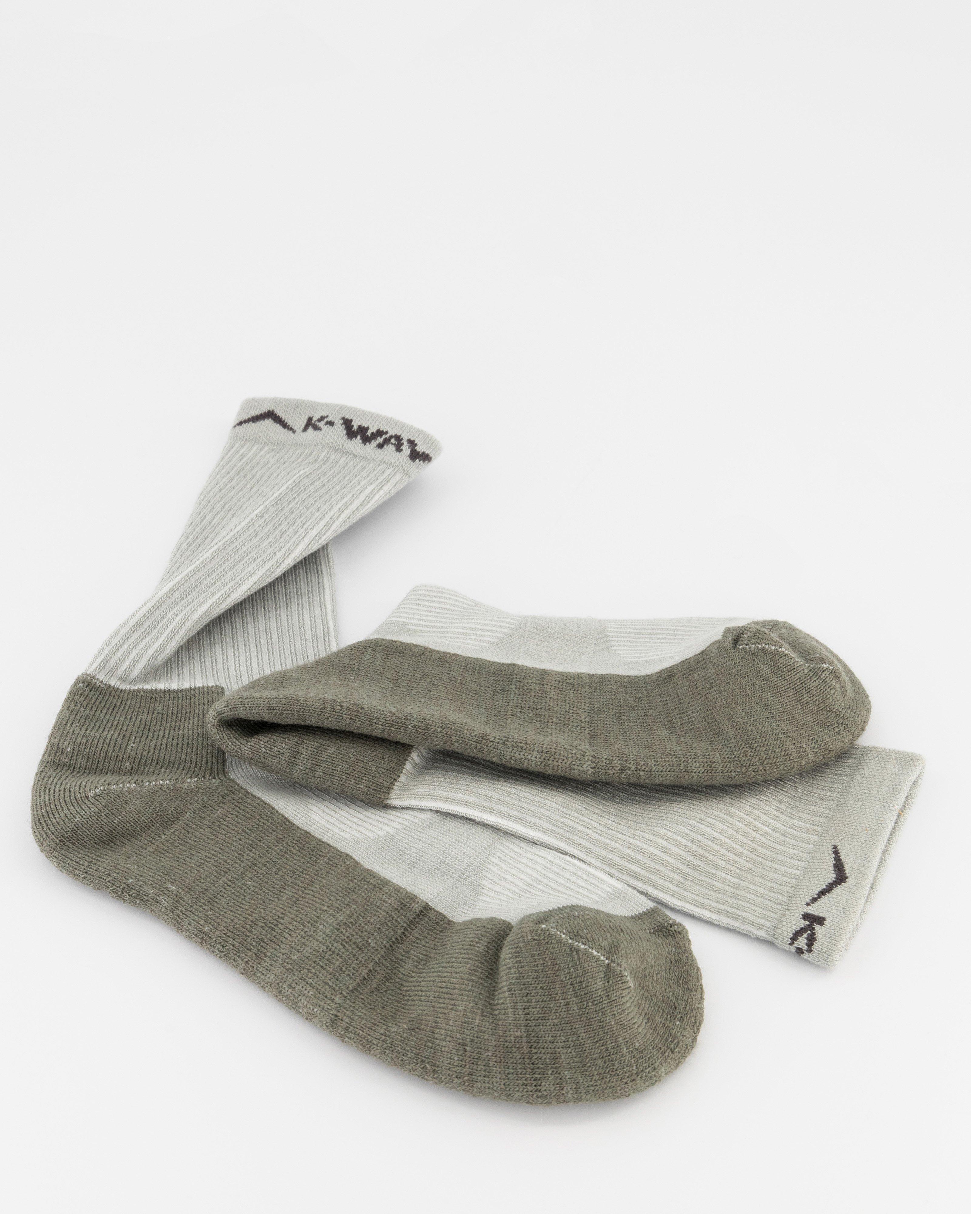 K-Way Lightweight Hiker Socks -  Light Grey