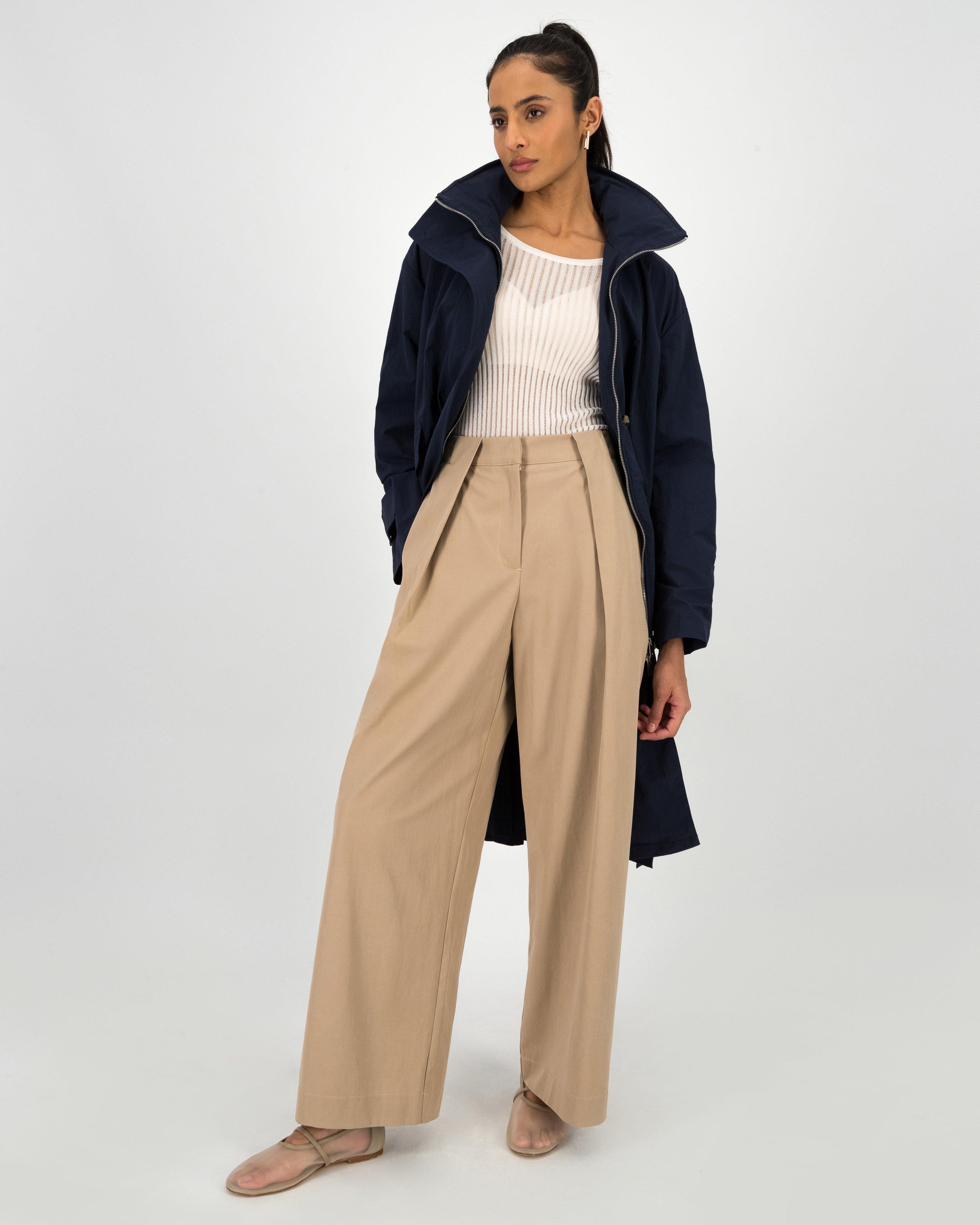 Portia Parka Jacket -  Navy