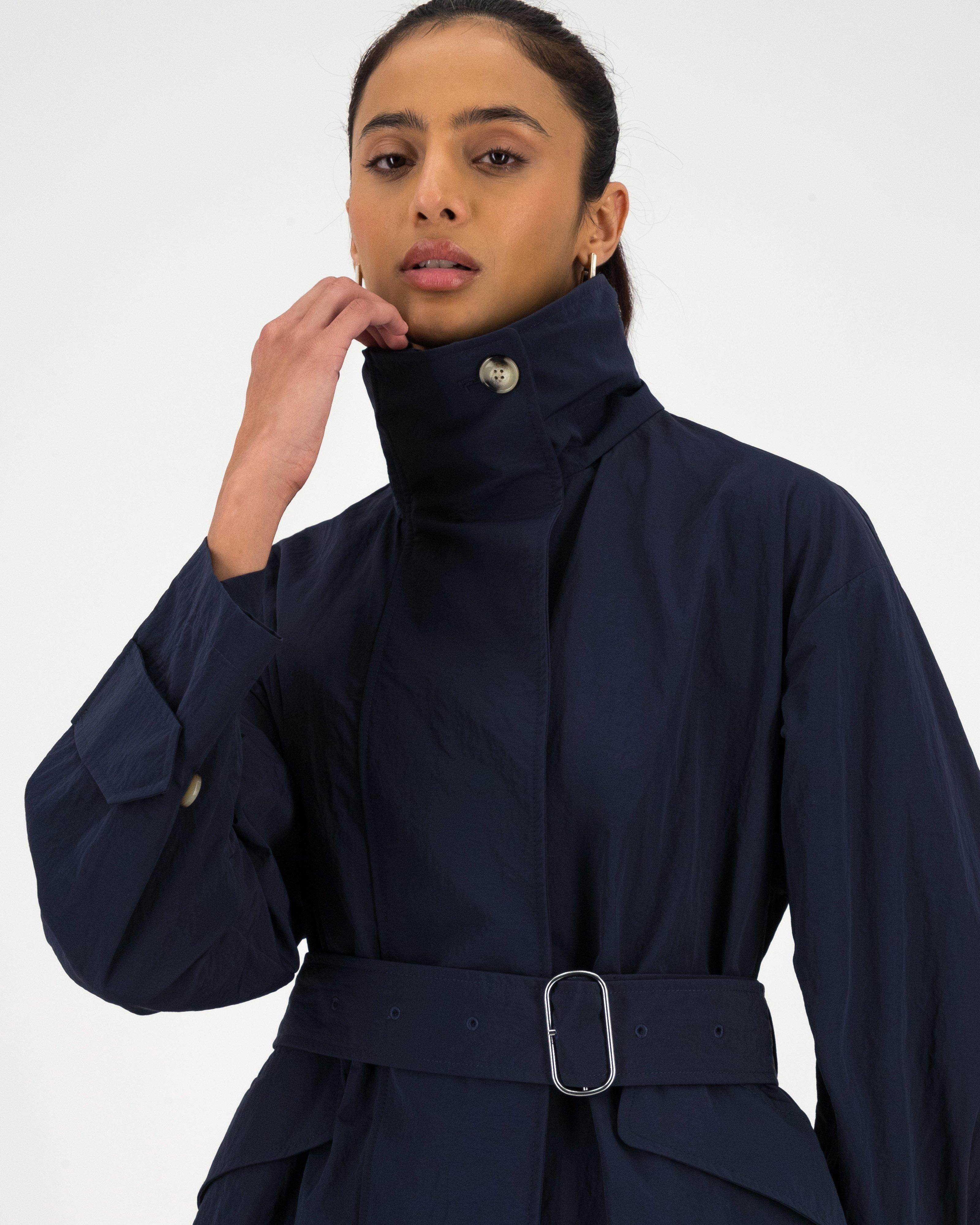 Portia Parka Jacket -  Navy