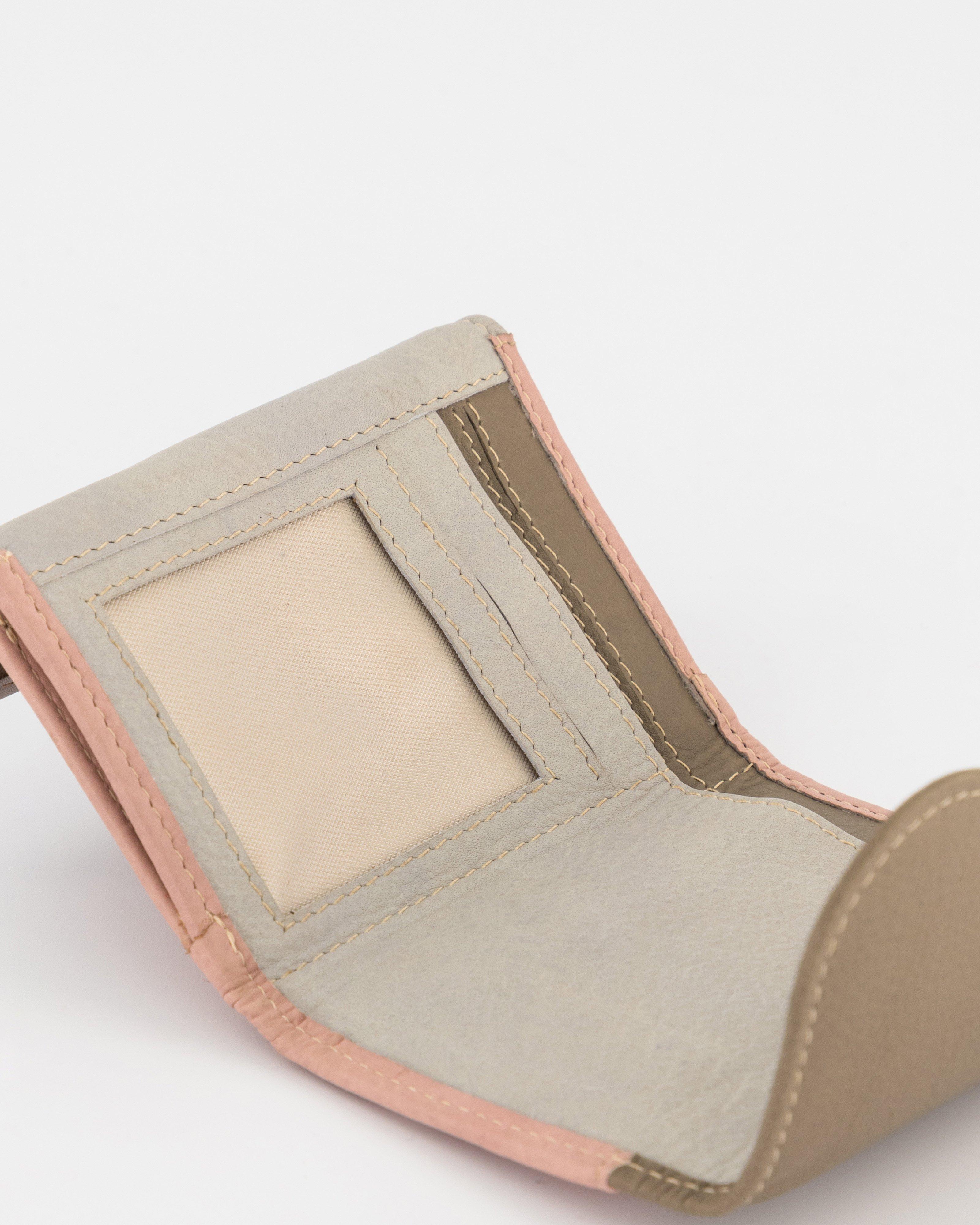 Alessia Curved Colourblock Wallet -  Assorted