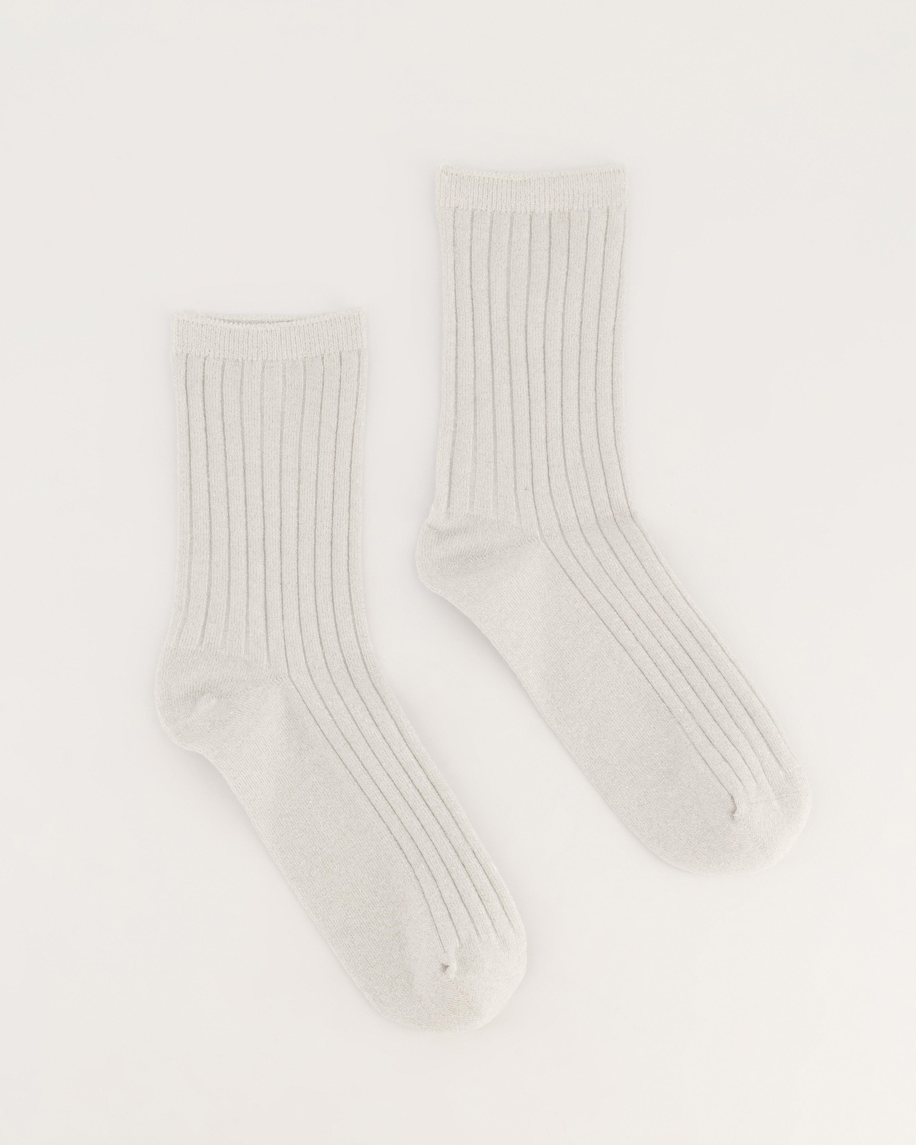 Vonda Ribbed Socks -  Light Lilac