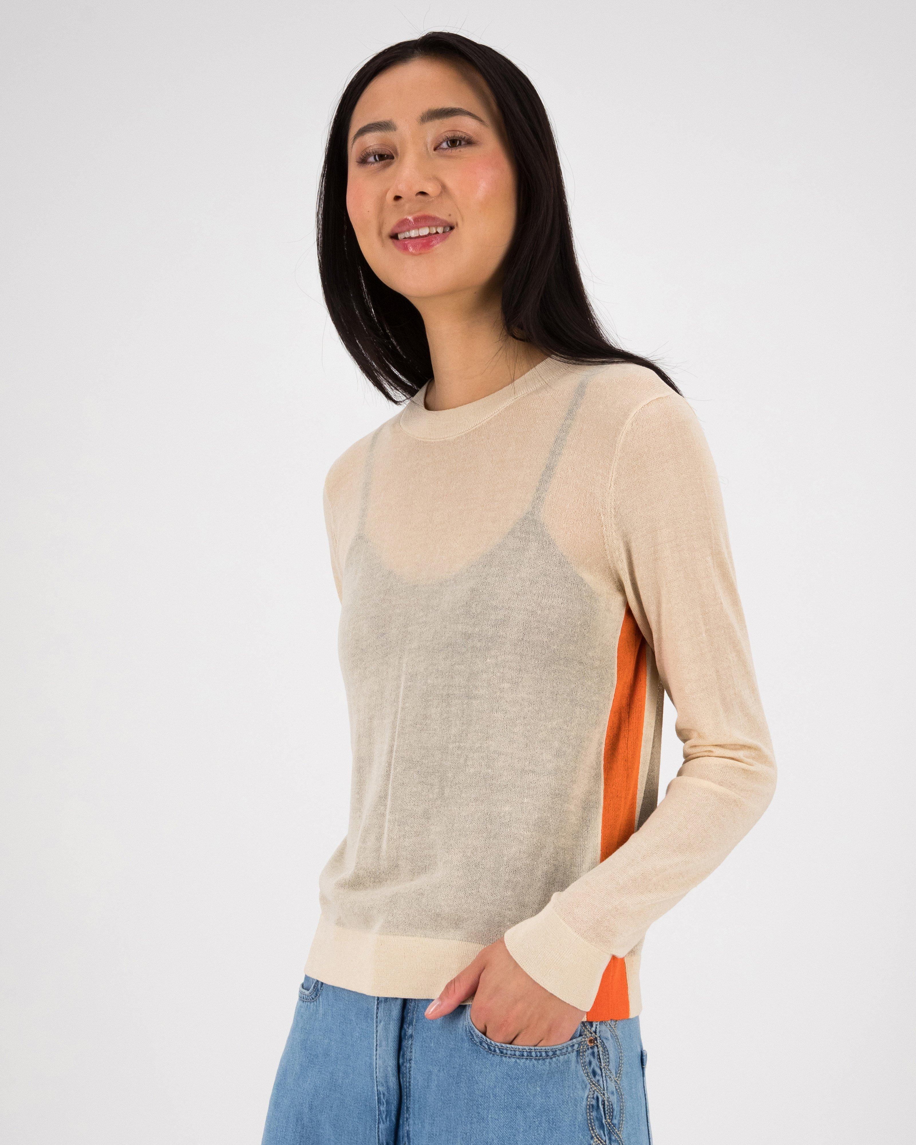 Zay Knit Top -  Stone