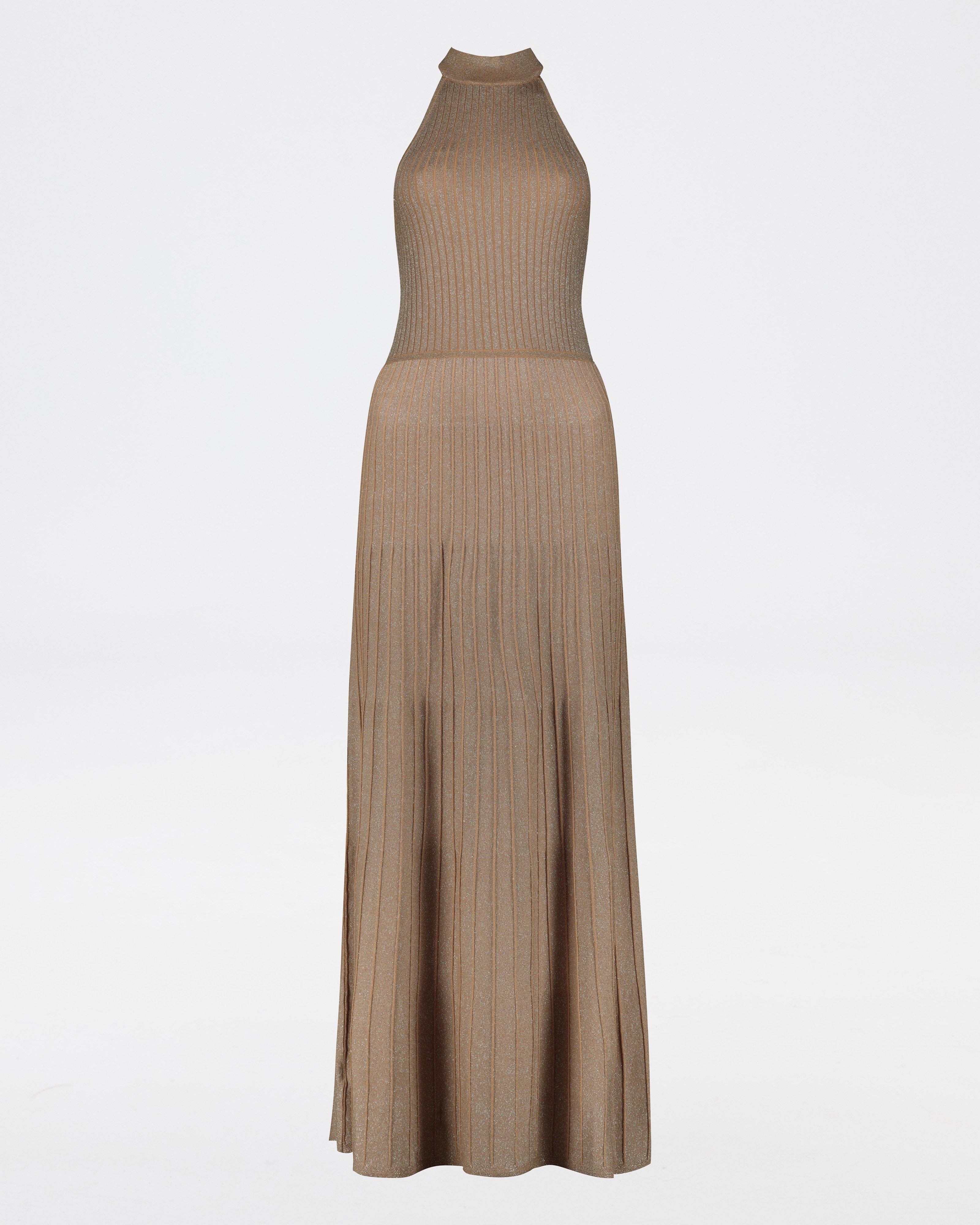 Sue Knitwear Dress -  Brown