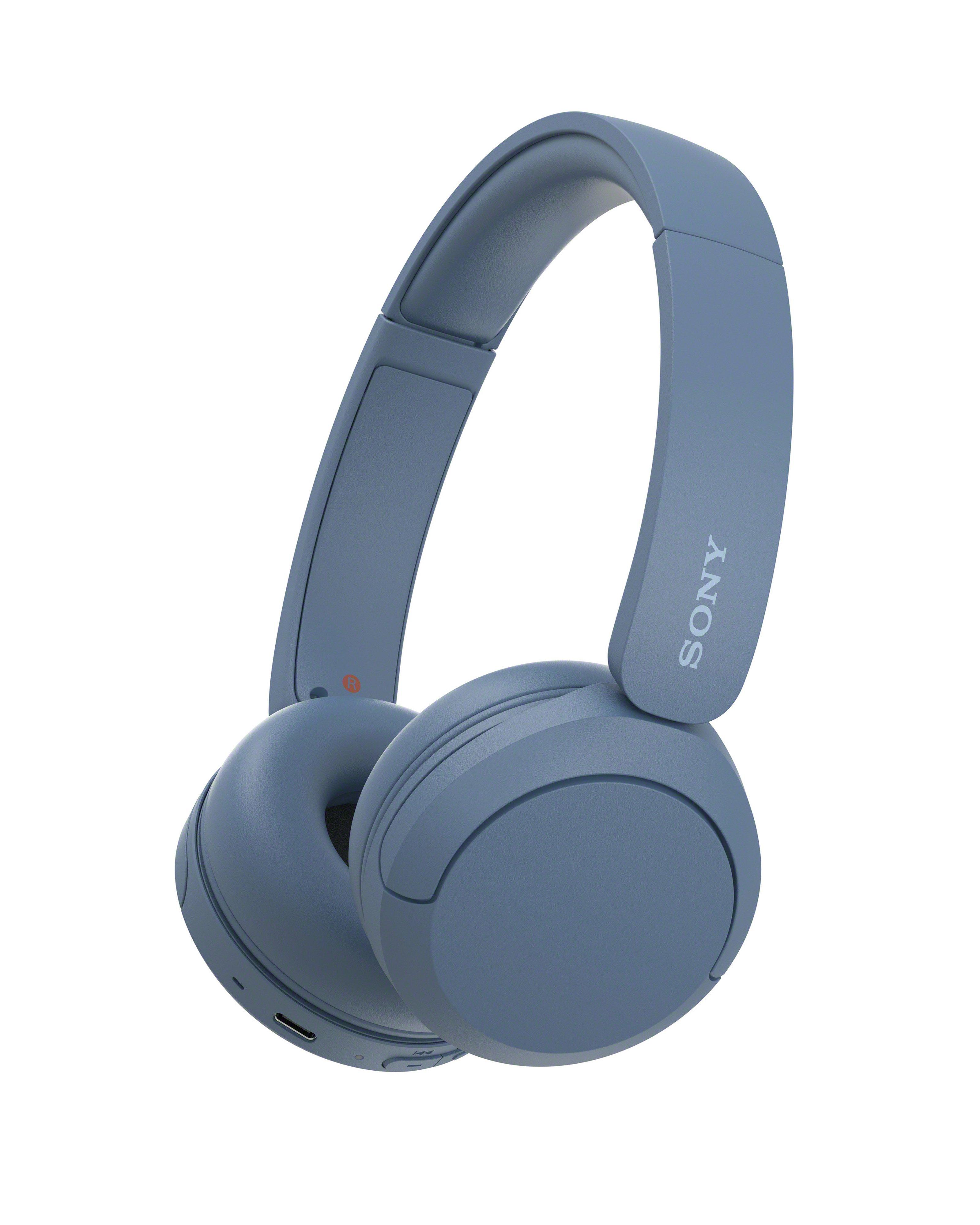 Sony WH-CH520 Bluetooth On-Ear Headphones -  Blue