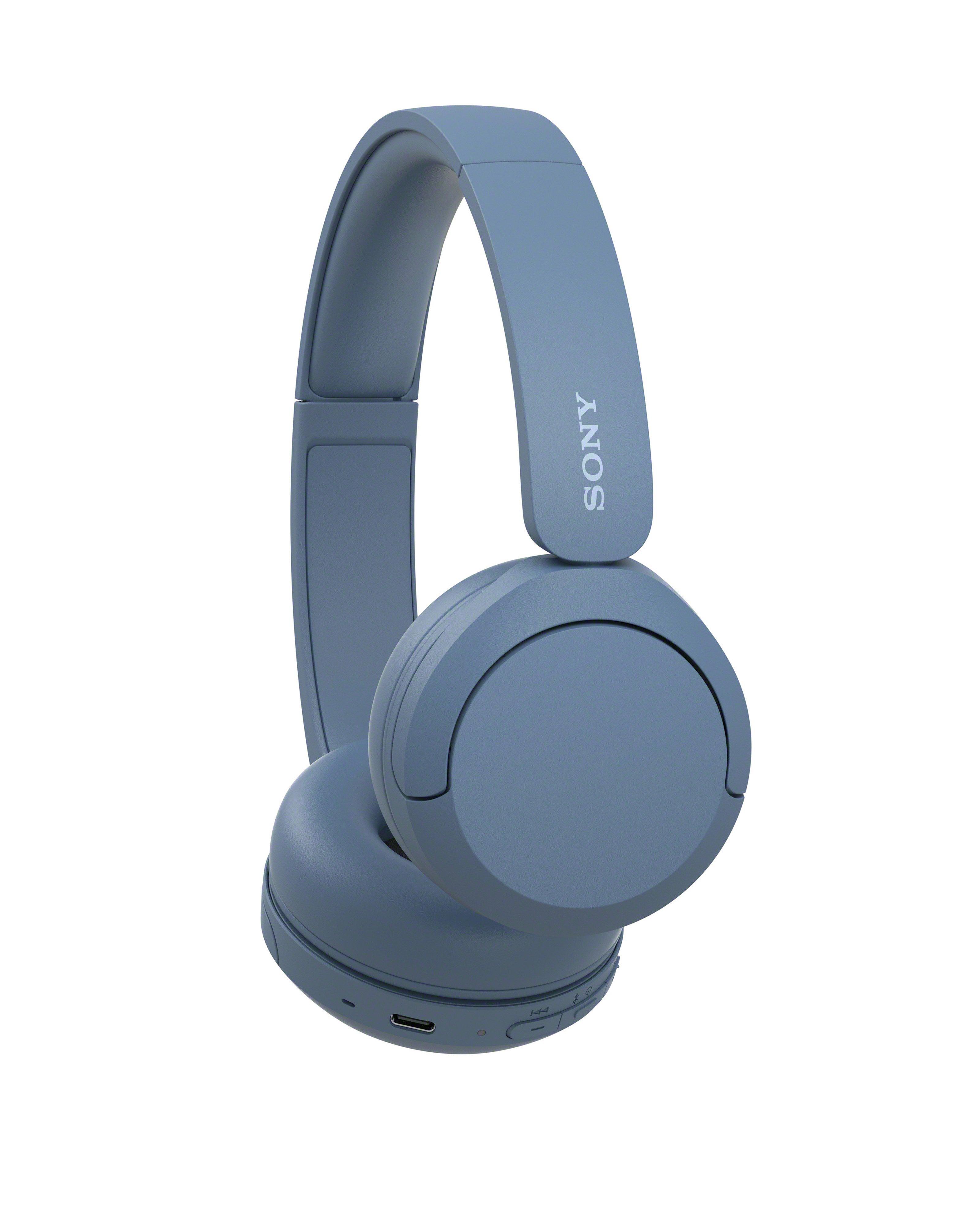 Sony WH-CH520 Bluetooth On-Ear Headphones -  Blue
