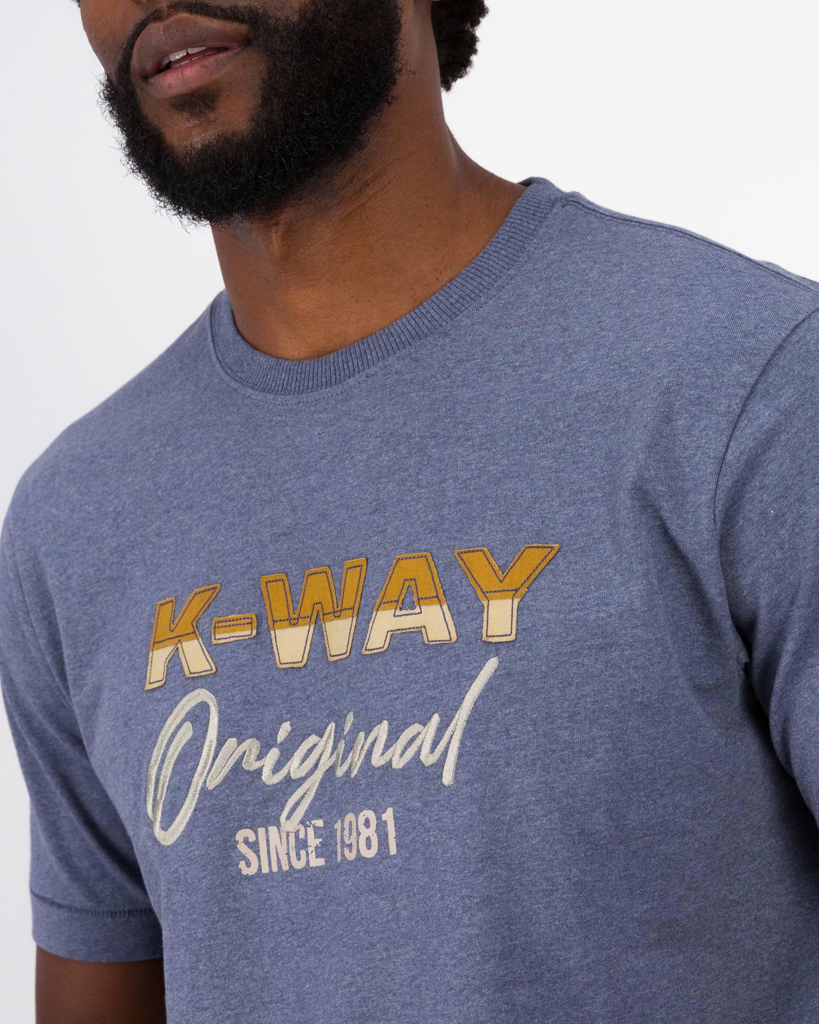 K-Way Elements Men’s Jimmy Workwear T-Shirt -  Indigo