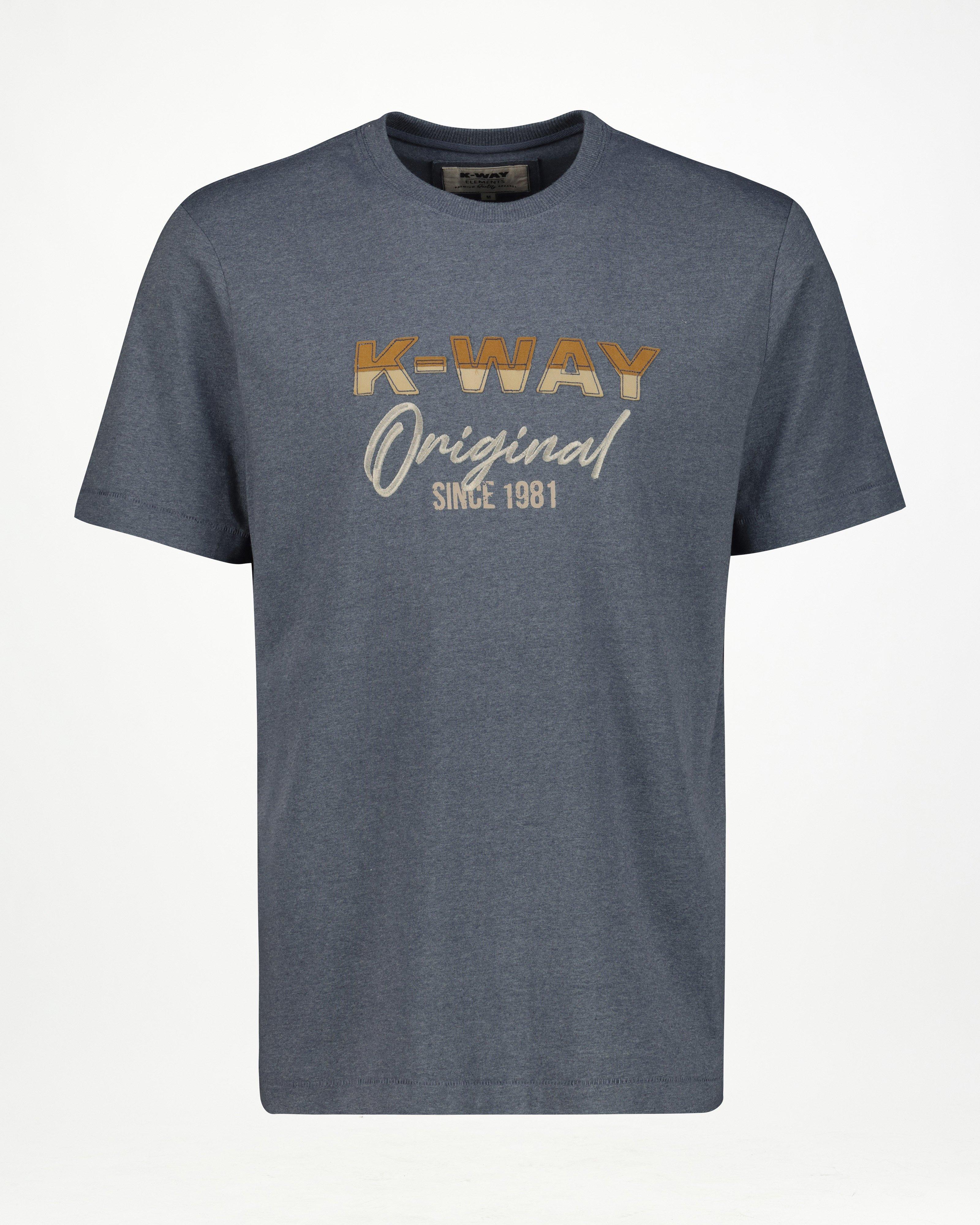 K-Way Elements Men’s Jimmy Workwear T-Shirt -  Indigo