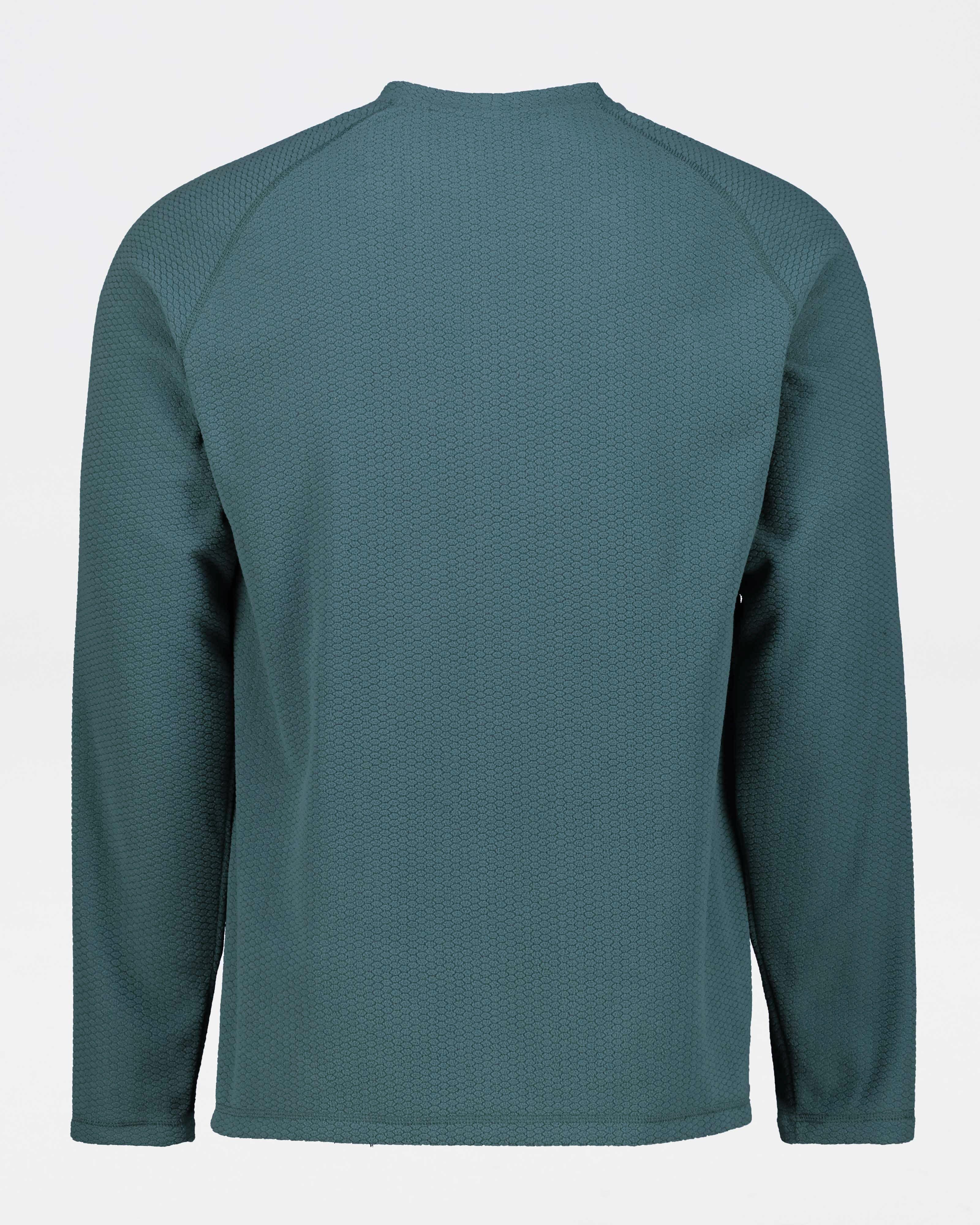 K-Way Men’s VentureLite Jacquard Eco Fleece Top  -  Light Green