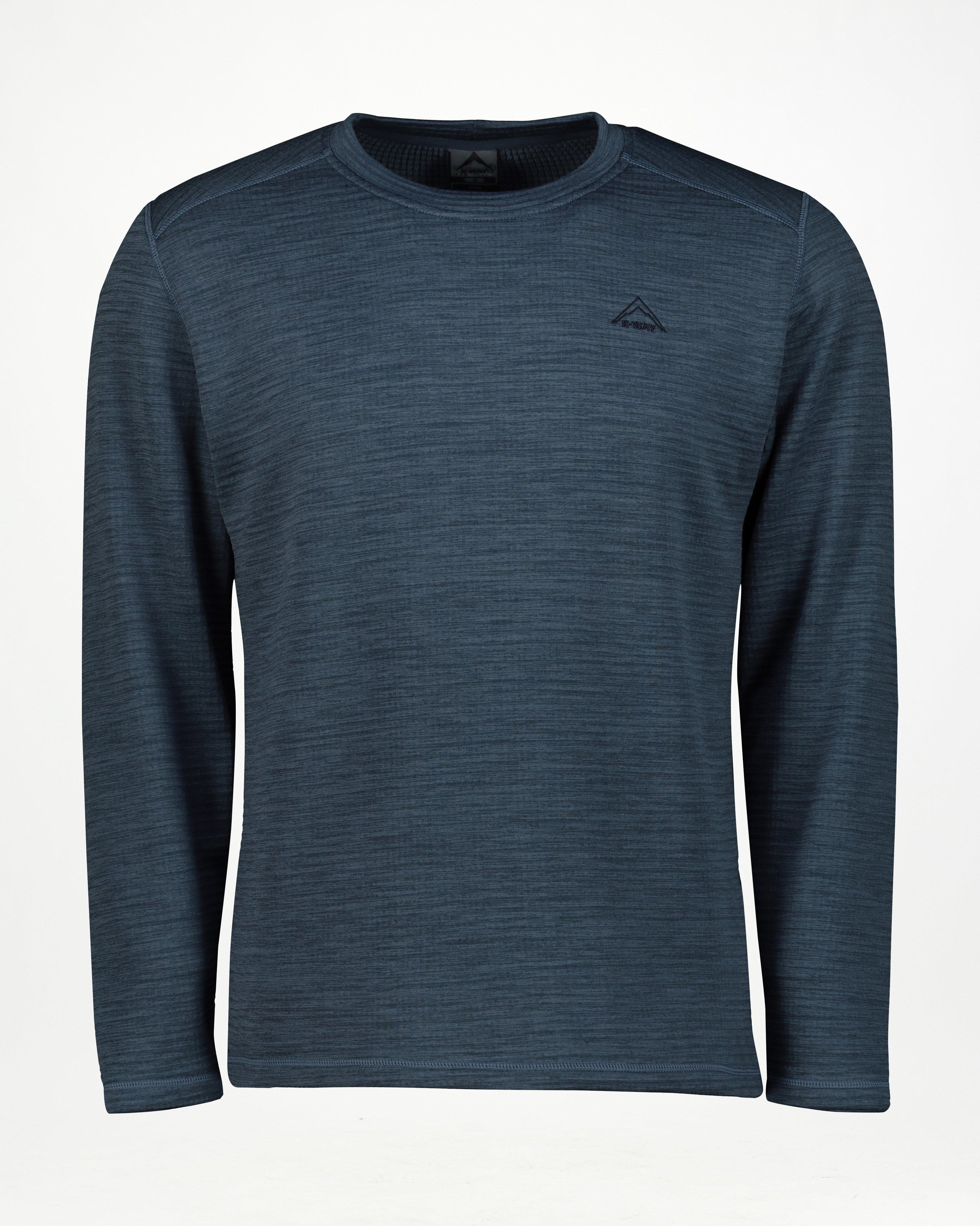 K-Way Men's Nomad Fleece Top -  Mid Blue