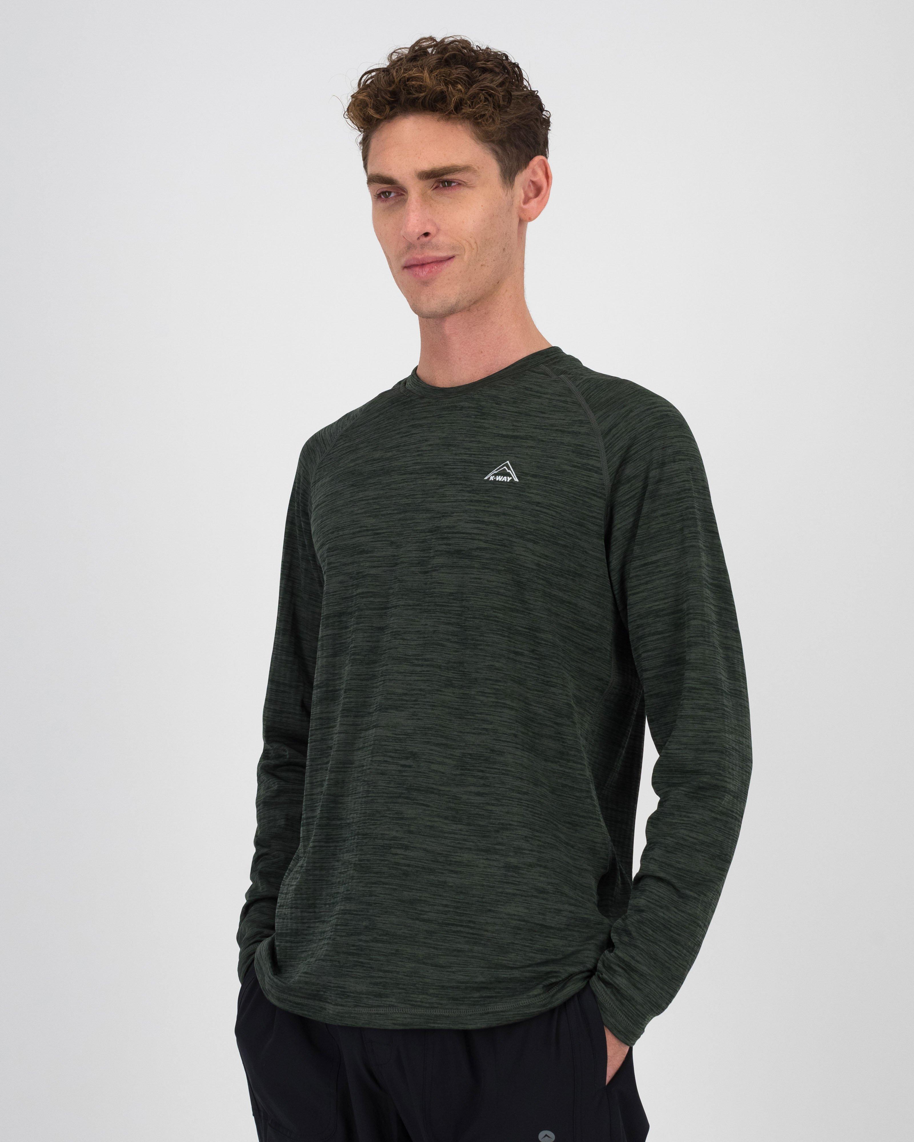 K-Way Men's Nomad Fleece Top -  Dark Green
