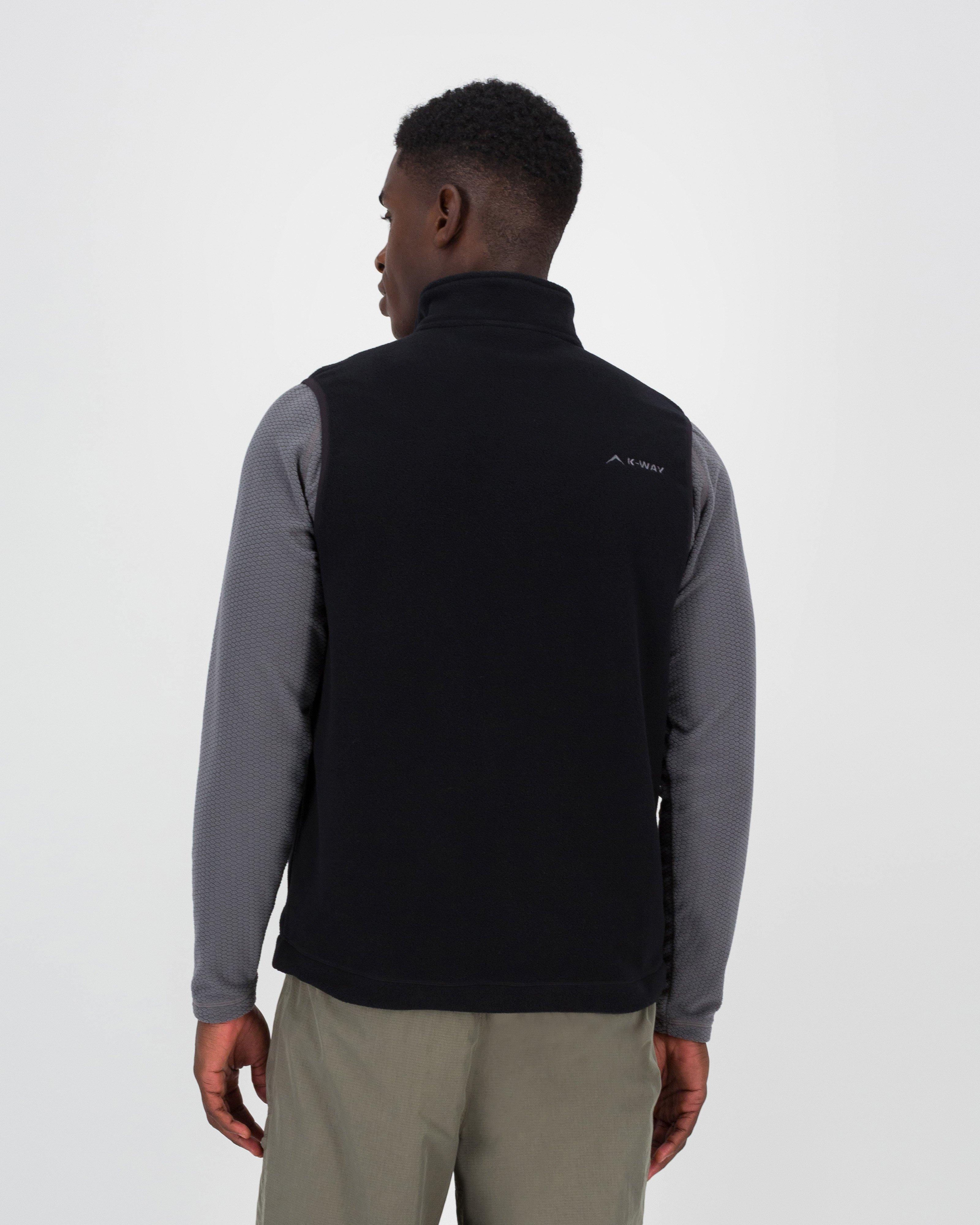 K-Way Men’s Marco Fleece Gilet -  Black