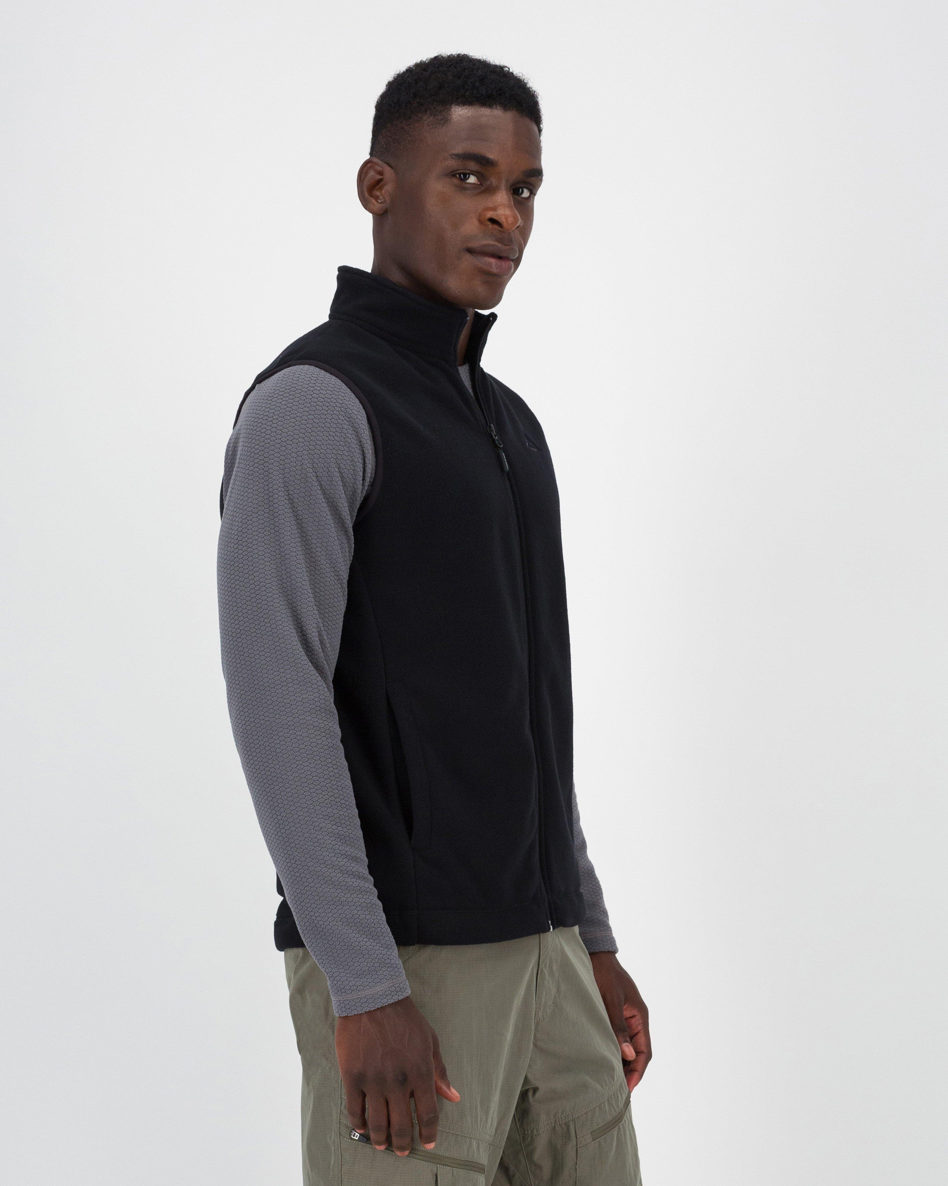 K-Way Men’s Marco Fleece Gilet -  Black