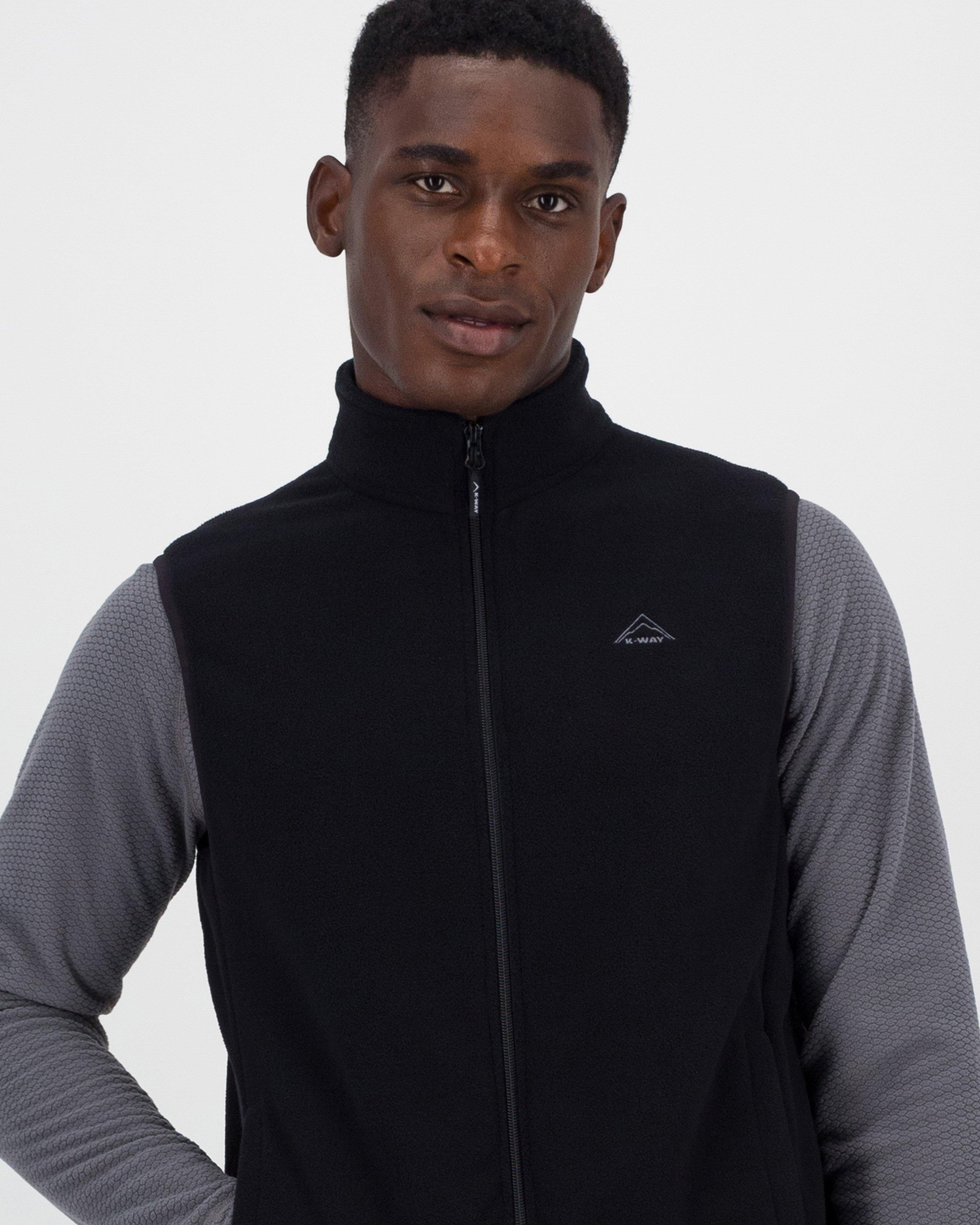 K-Way Men’s Marco Fleece Gilet -  Black