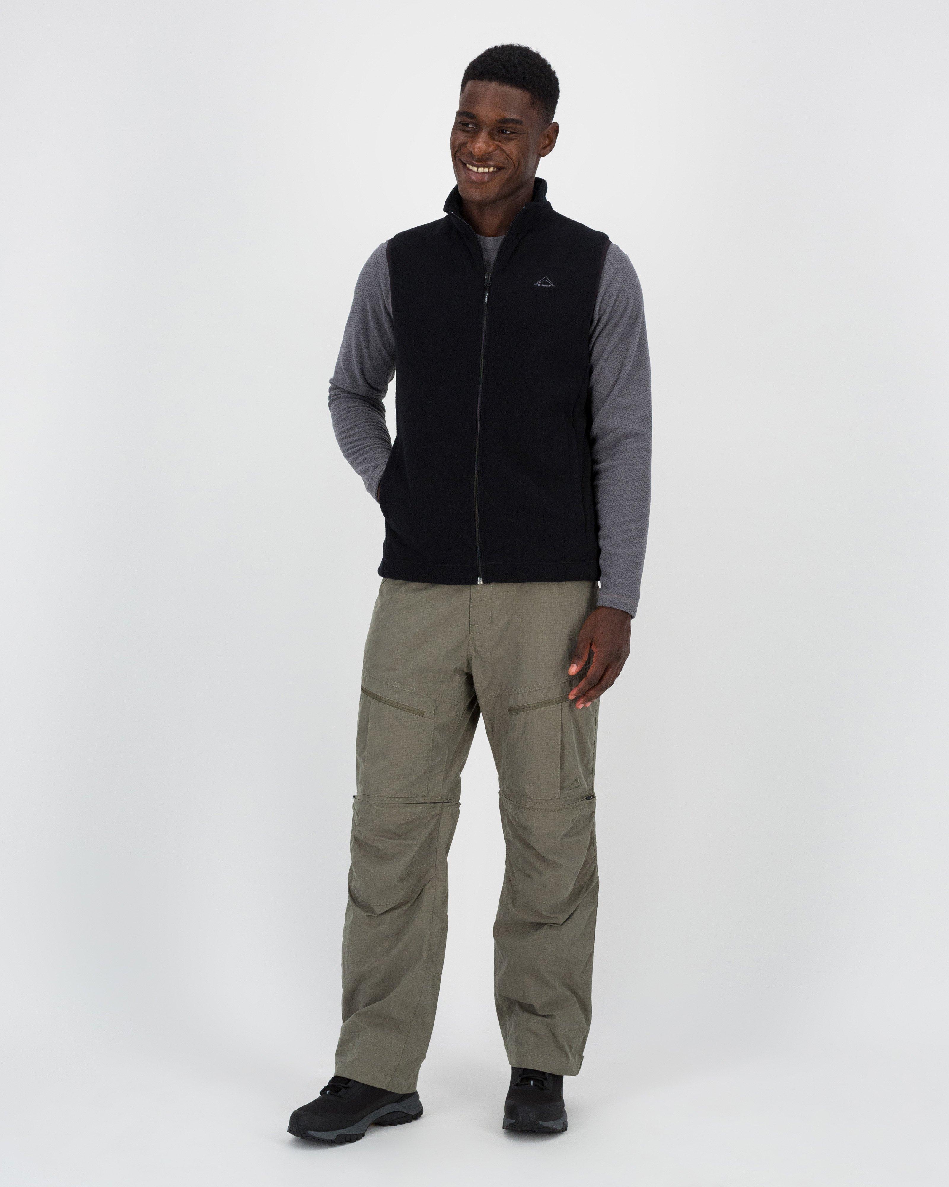 K-Way Men’s Marco Fleece Gilet -  Black