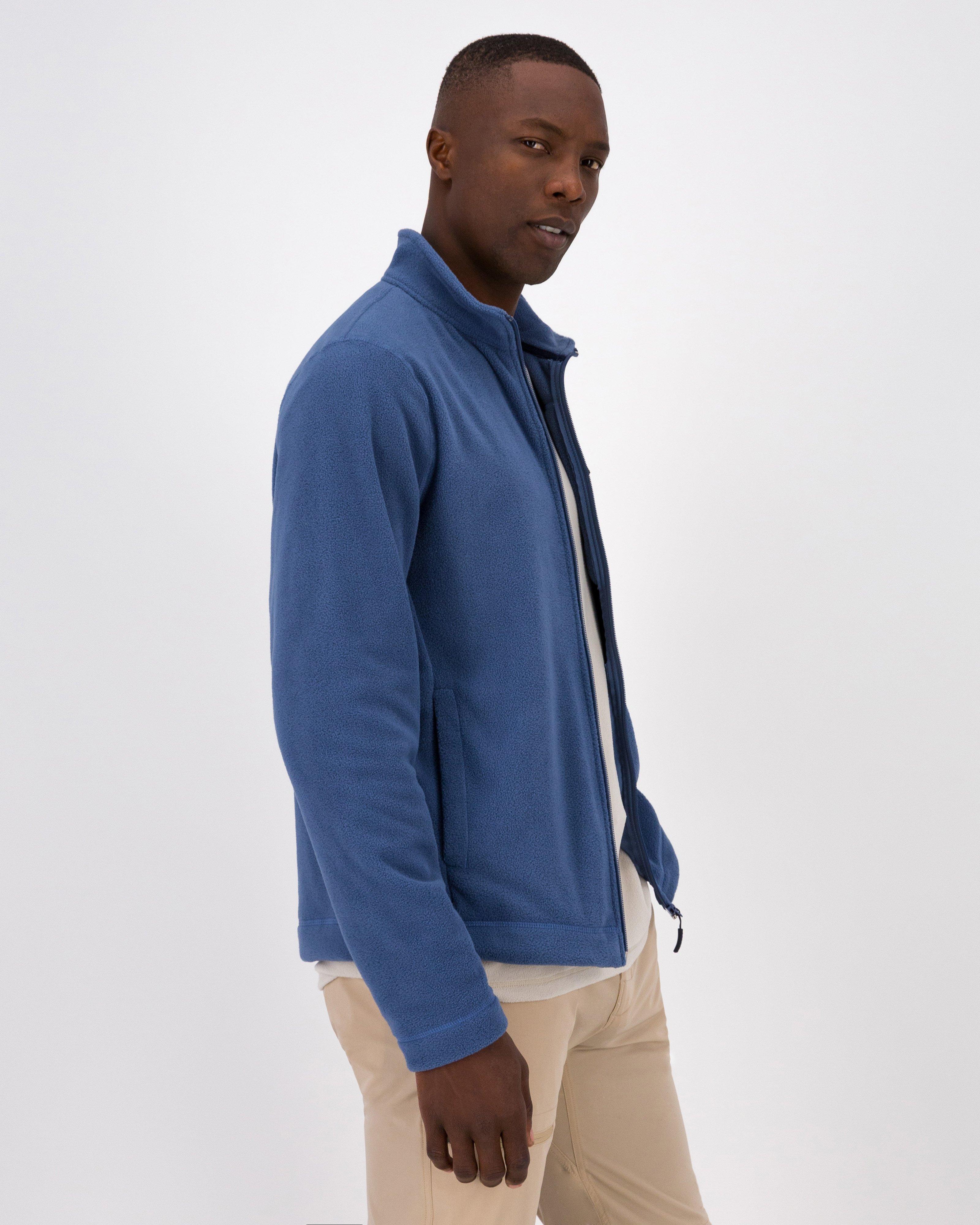 K-Way Men’s Marco 2.0 Full-Zip Fleece Top -  Mid Blue