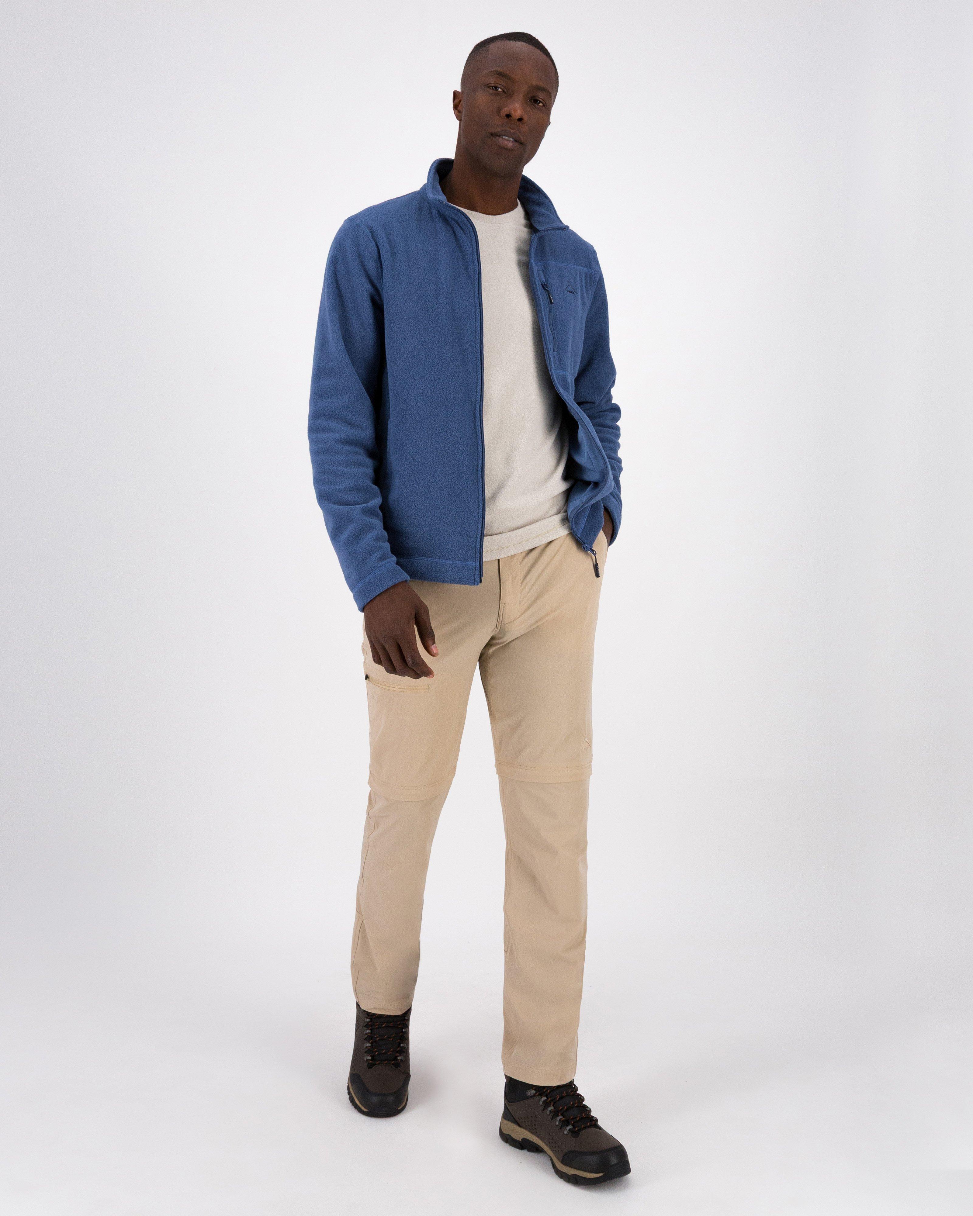 K-Way Men’s Marco 2.0 Full-Zip Fleece Top -  Mid Blue