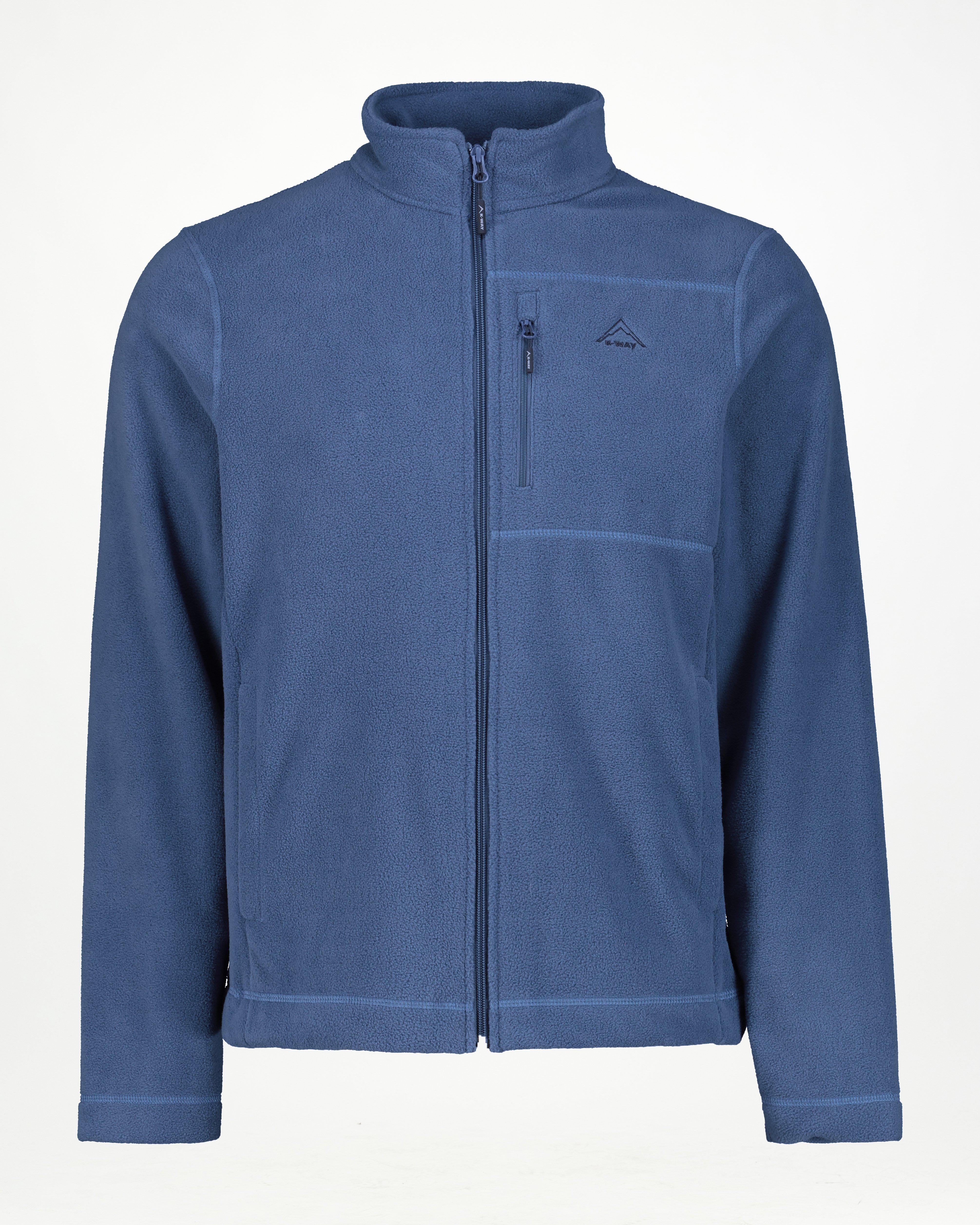 K-Way Men’s Marco 2.0 Full-Zip Fleece Top -  Mid Blue
