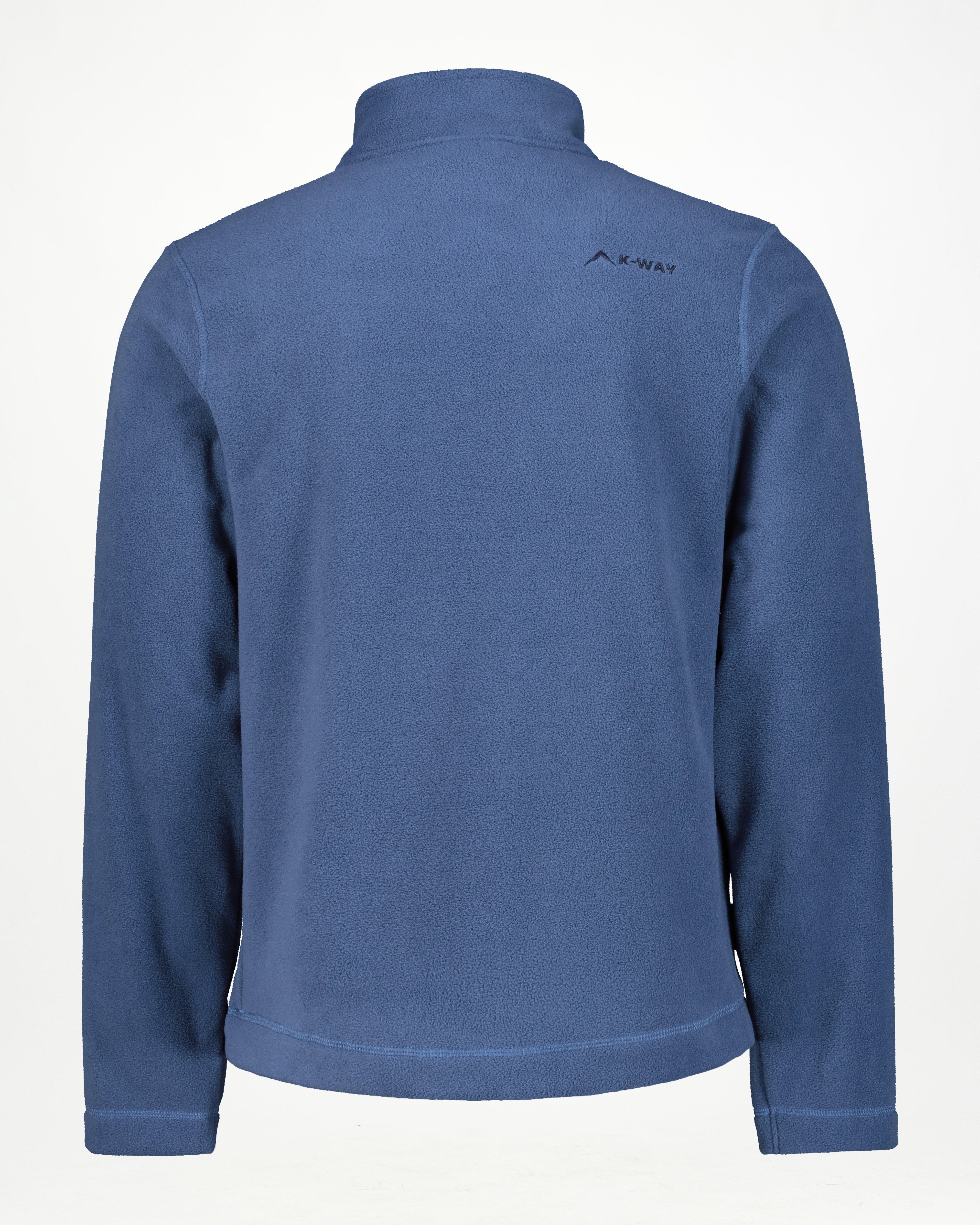 K-Way Men’s Marco 2.0 Full-Zip Fleece Top -  Mid Blue