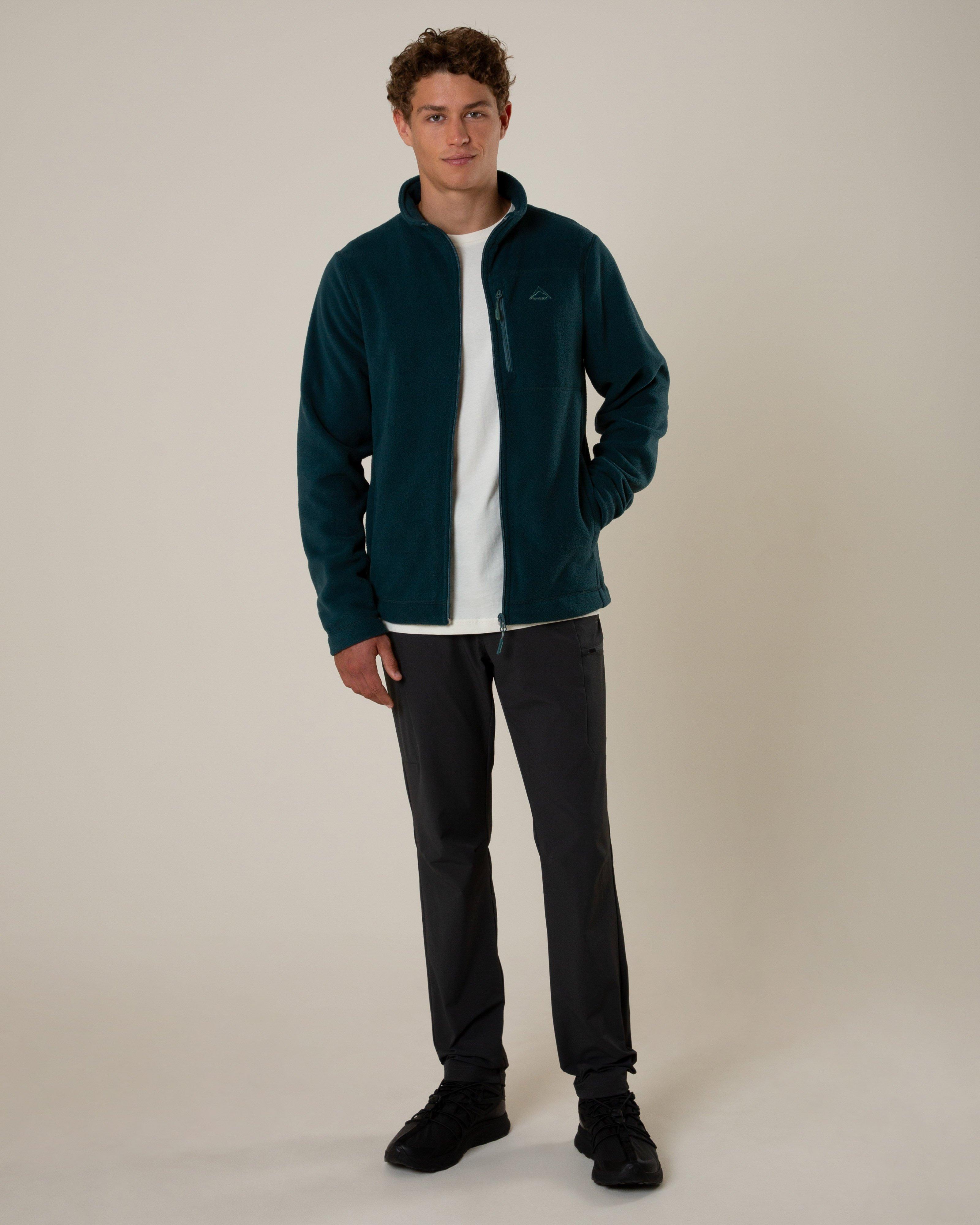 K-Way Men’s Marco 2.0 Full-Zip Fleece Top -  Dark Green