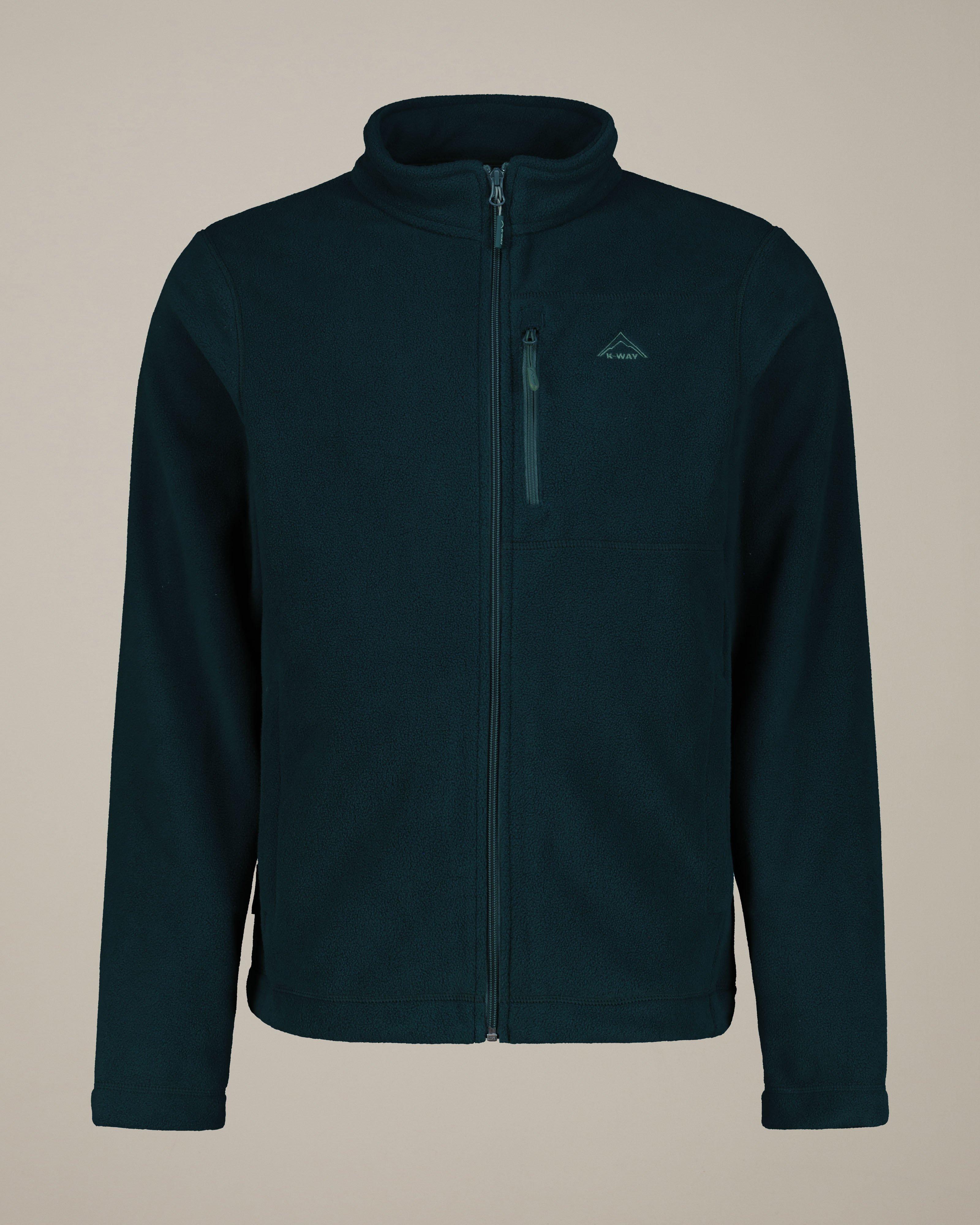 K-Way Men’s Marco 2.0 Full-Zip Fleece Top -  Dark Green