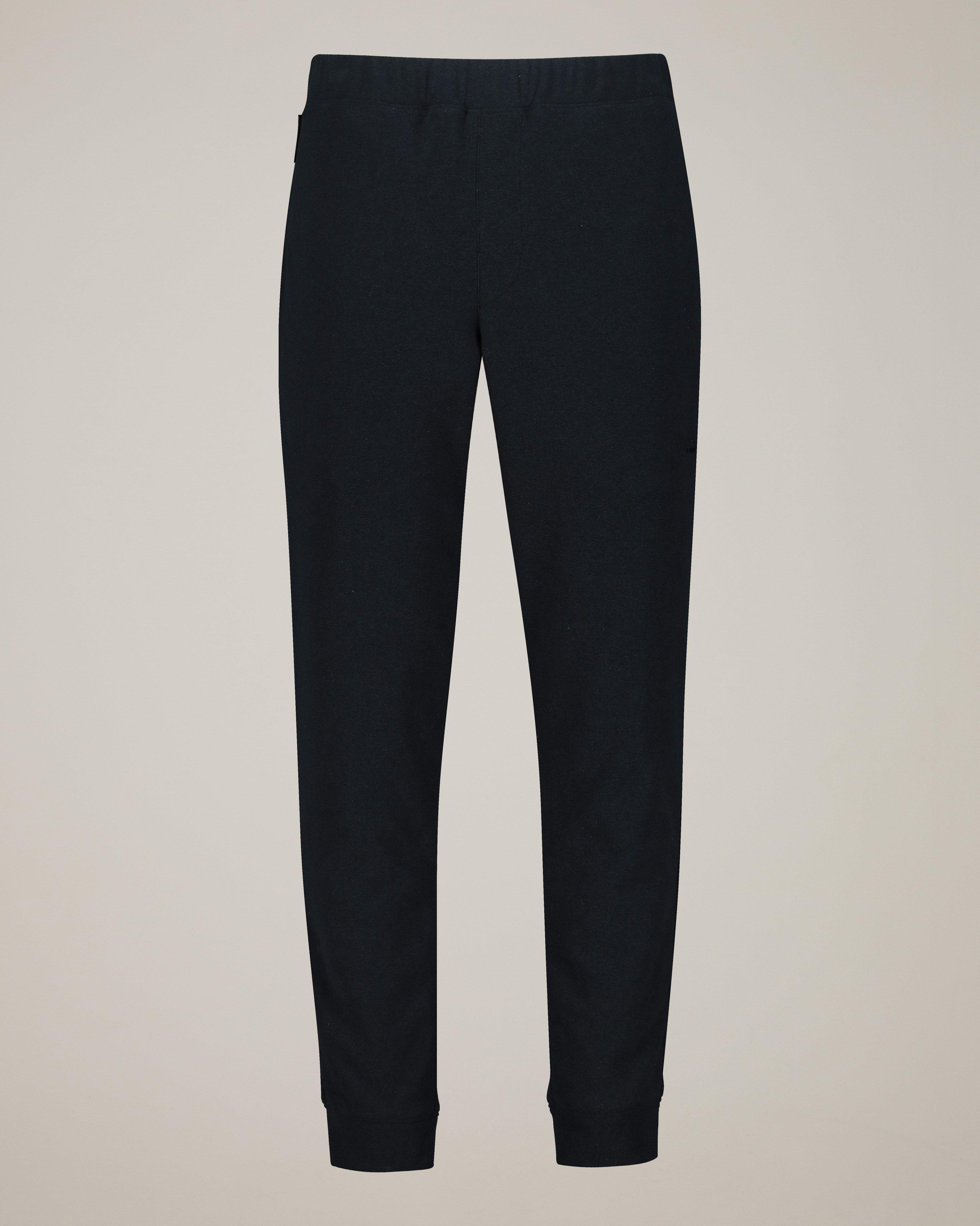 K-Way Men's Polar Shield Fleece Trackpants -  Black