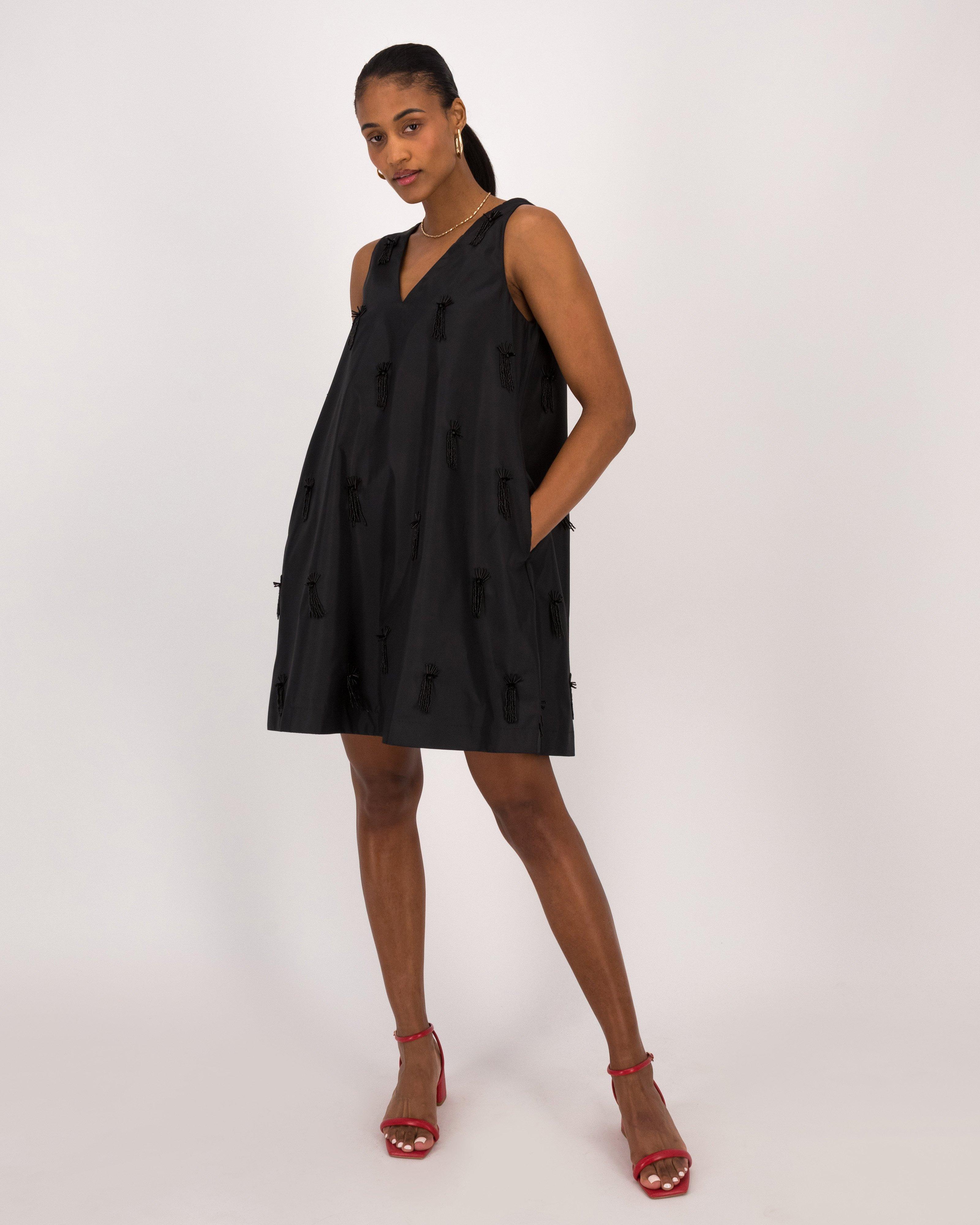beaded gold dress Embellished Sweetheart-Neck Mini Dress in Gold - 6 main image 1