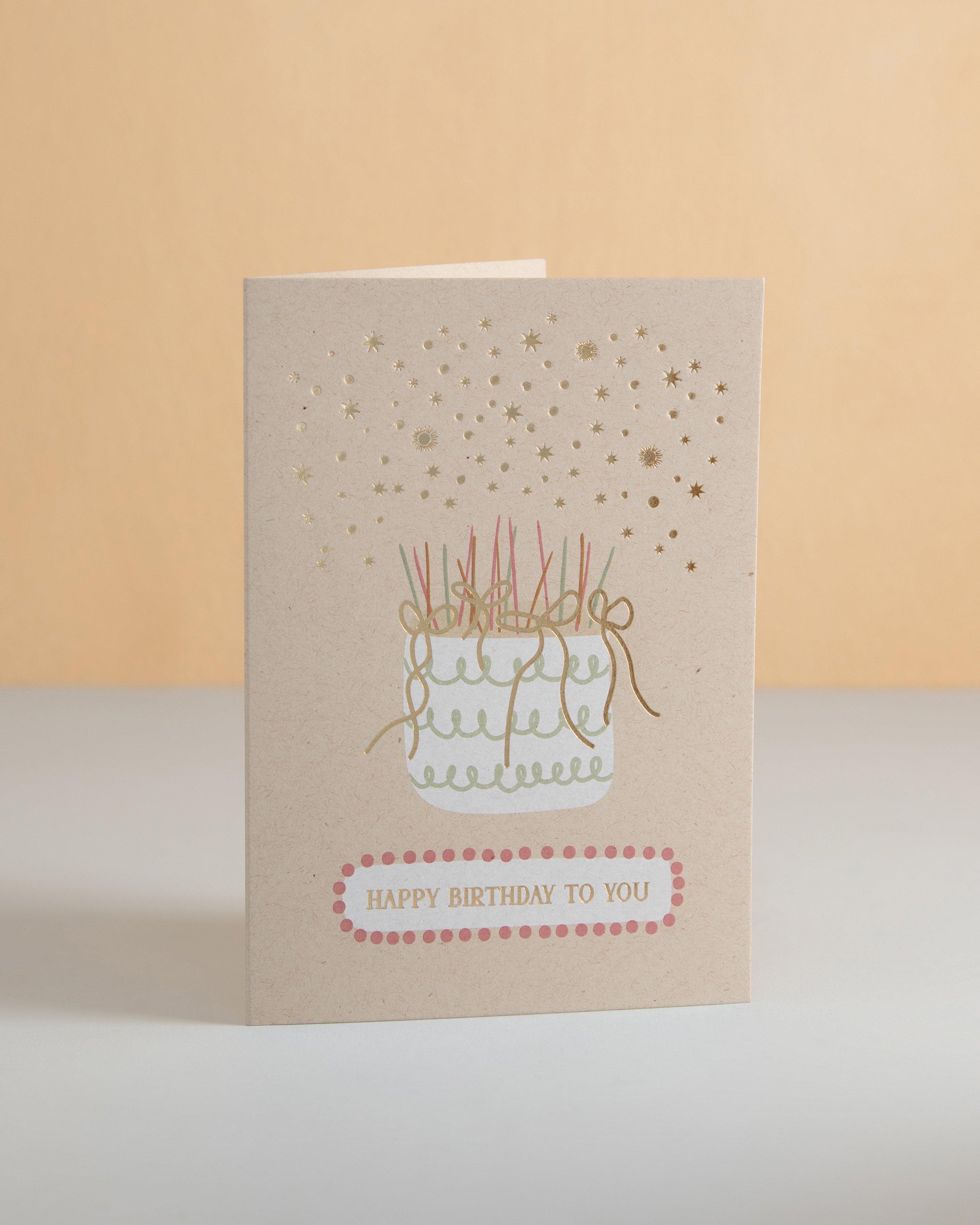 Happy Birthday to You Card -  Assorted