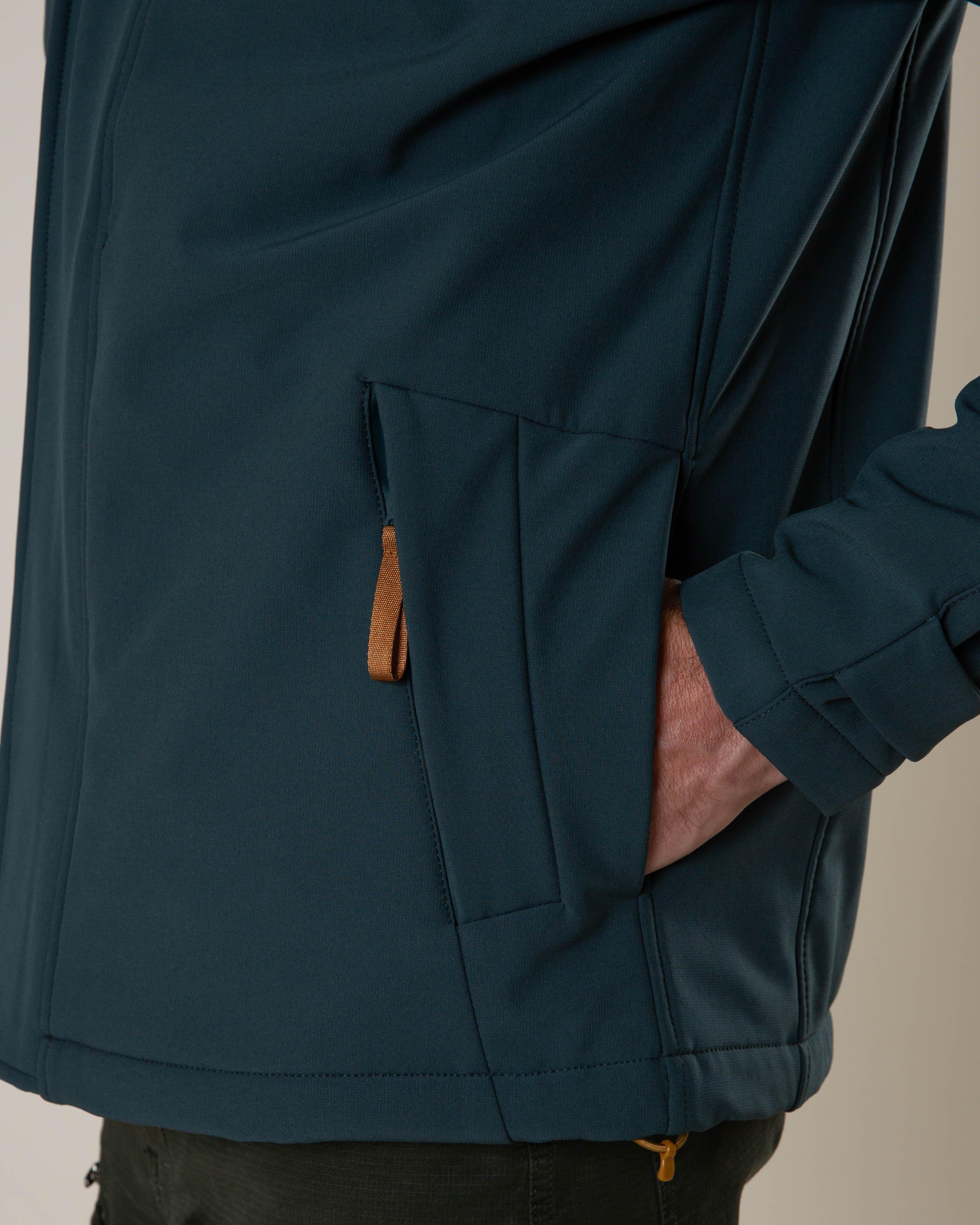 K-Way Elements Men’s William Softshell Jacket  -  Jade