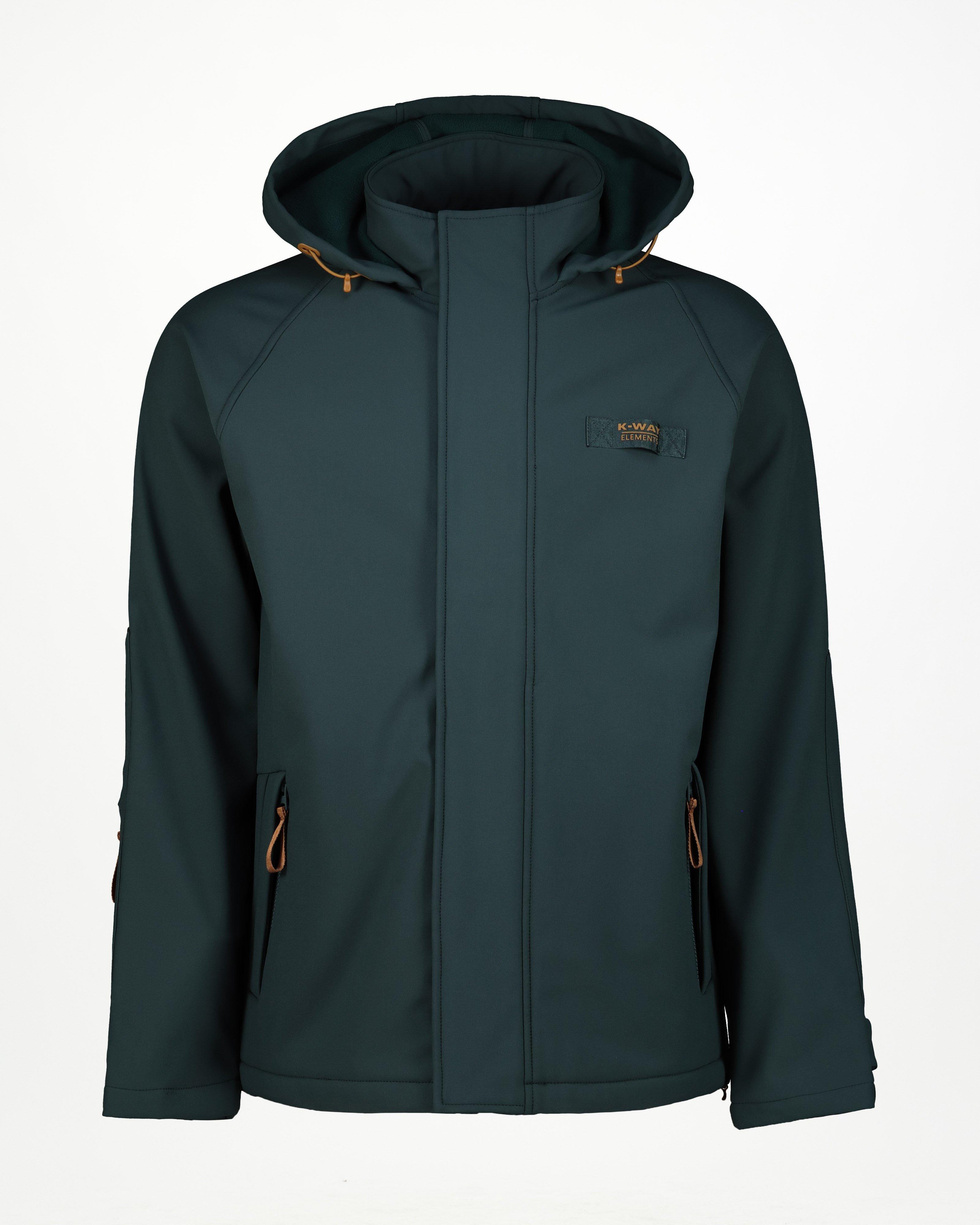 K-Way Elements Men’s William Softshell Jacket  -  Jade