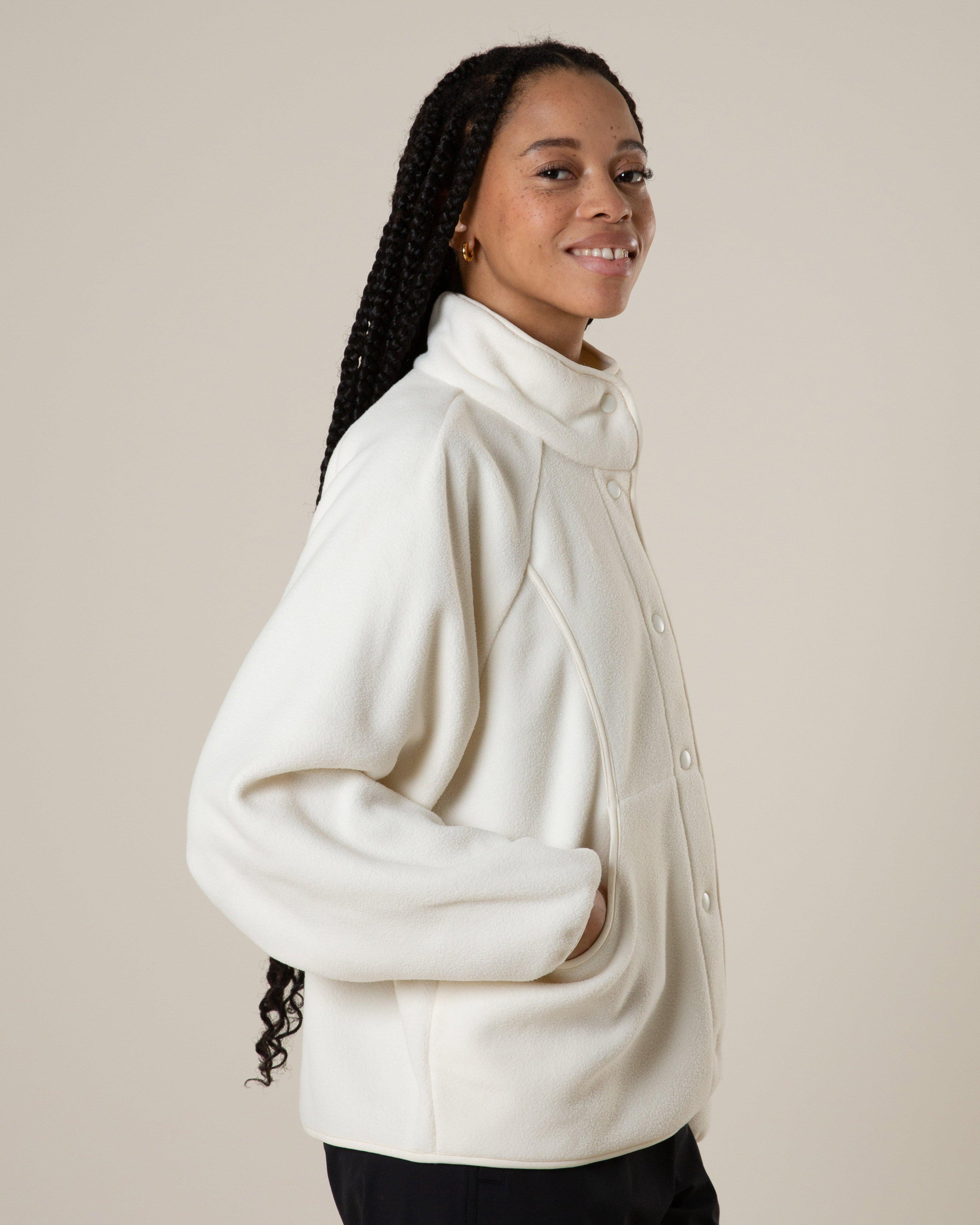 MMXXI Polar Fleece Track Top -  Oatmeal