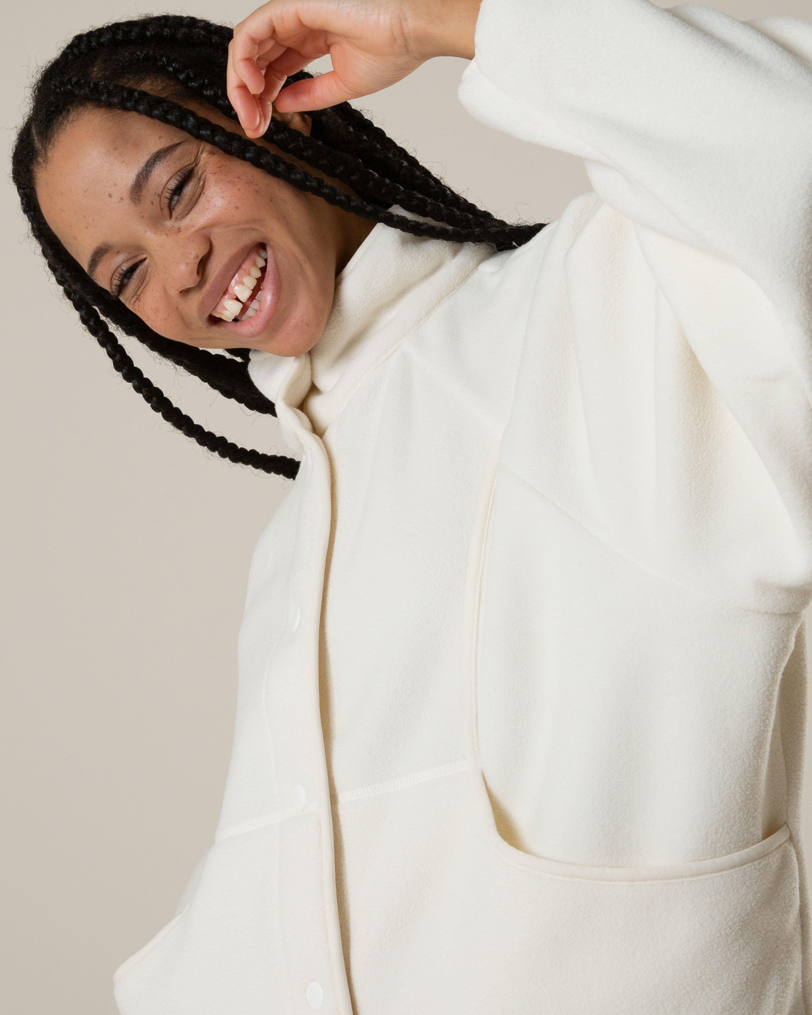 MMXXI Polar Fleece Track Top -  Oatmeal