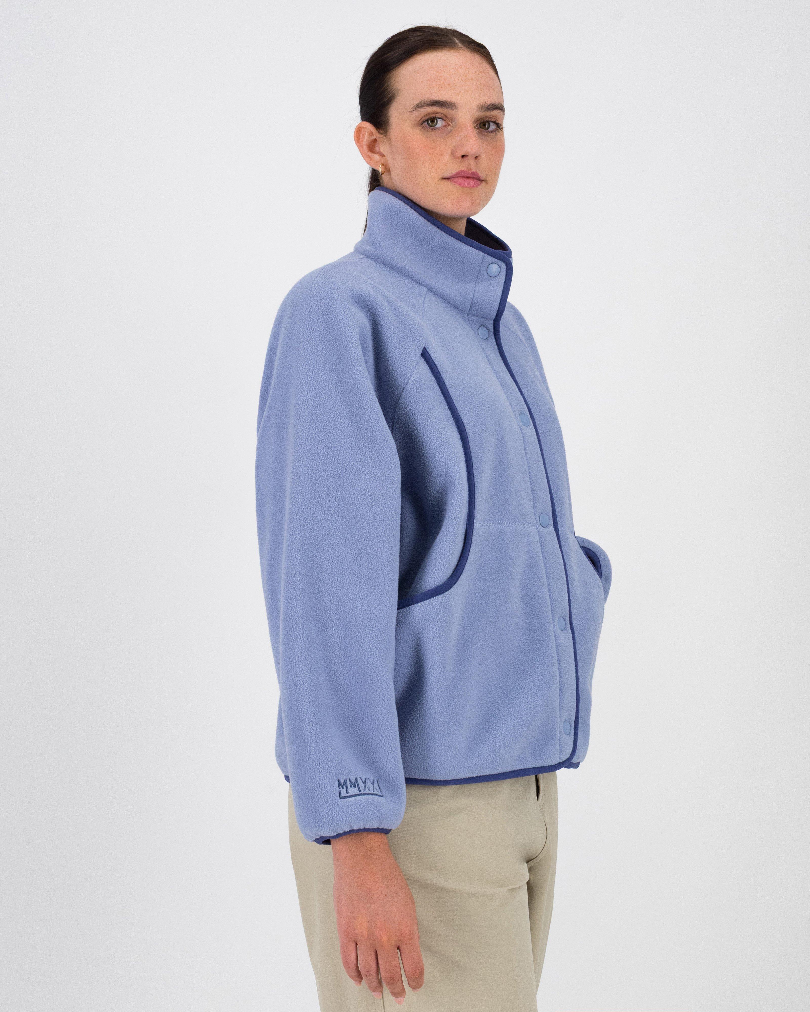 MMXXI Polar Fleece Track Top -  Light Blue