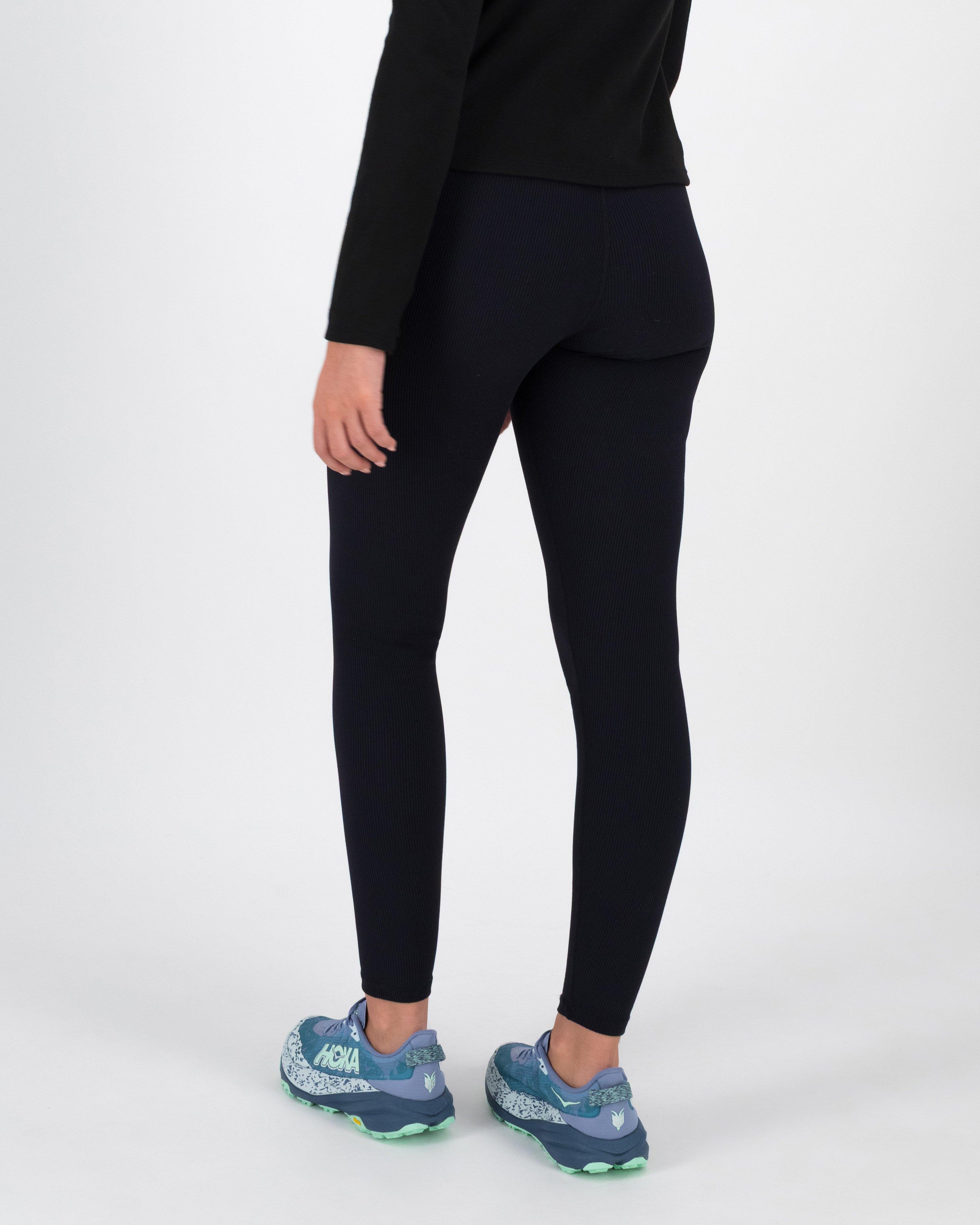 MMXXI Ribbed Tights  -  Black