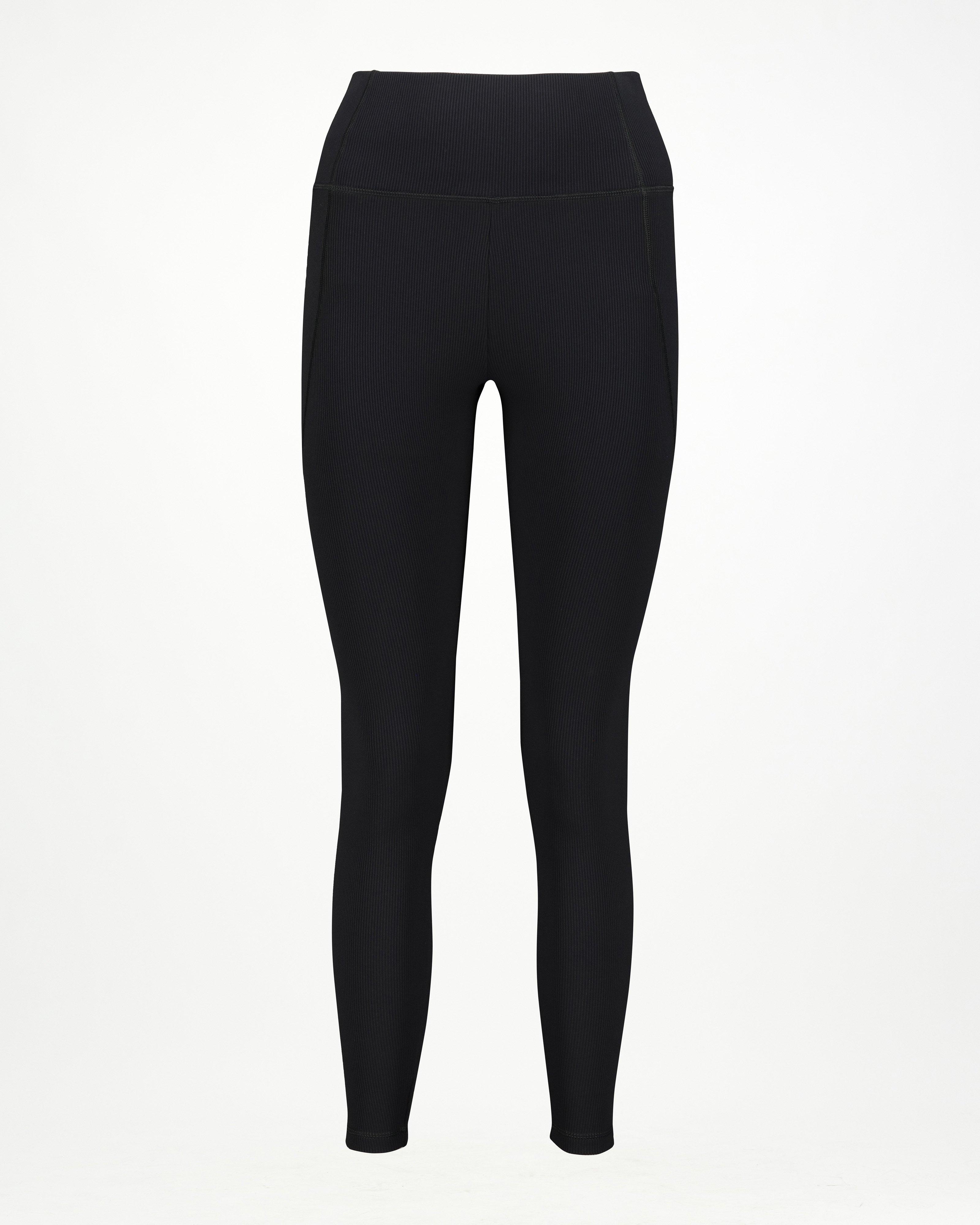 MMXXI Ribbed Tights  -  Black