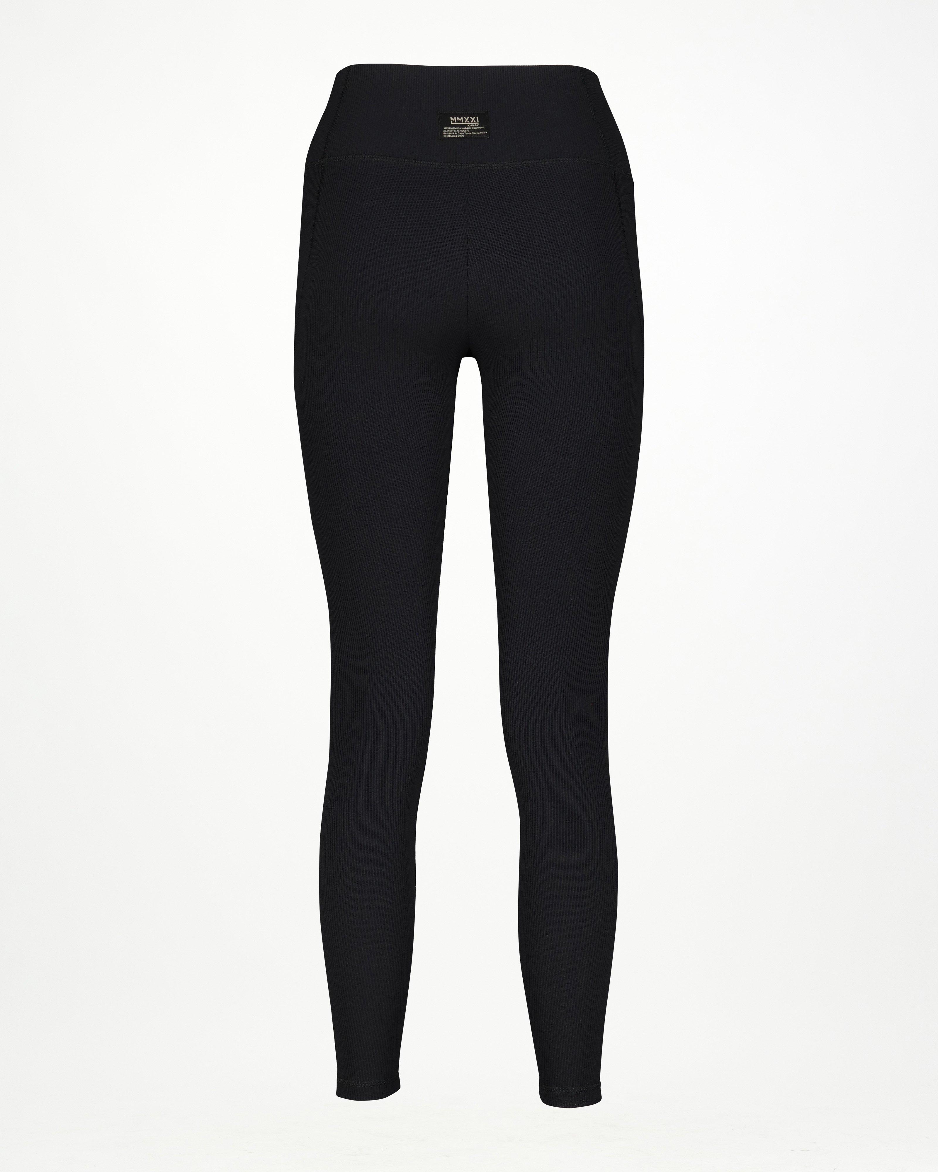 MMXXI Ribbed Tights  -  Black