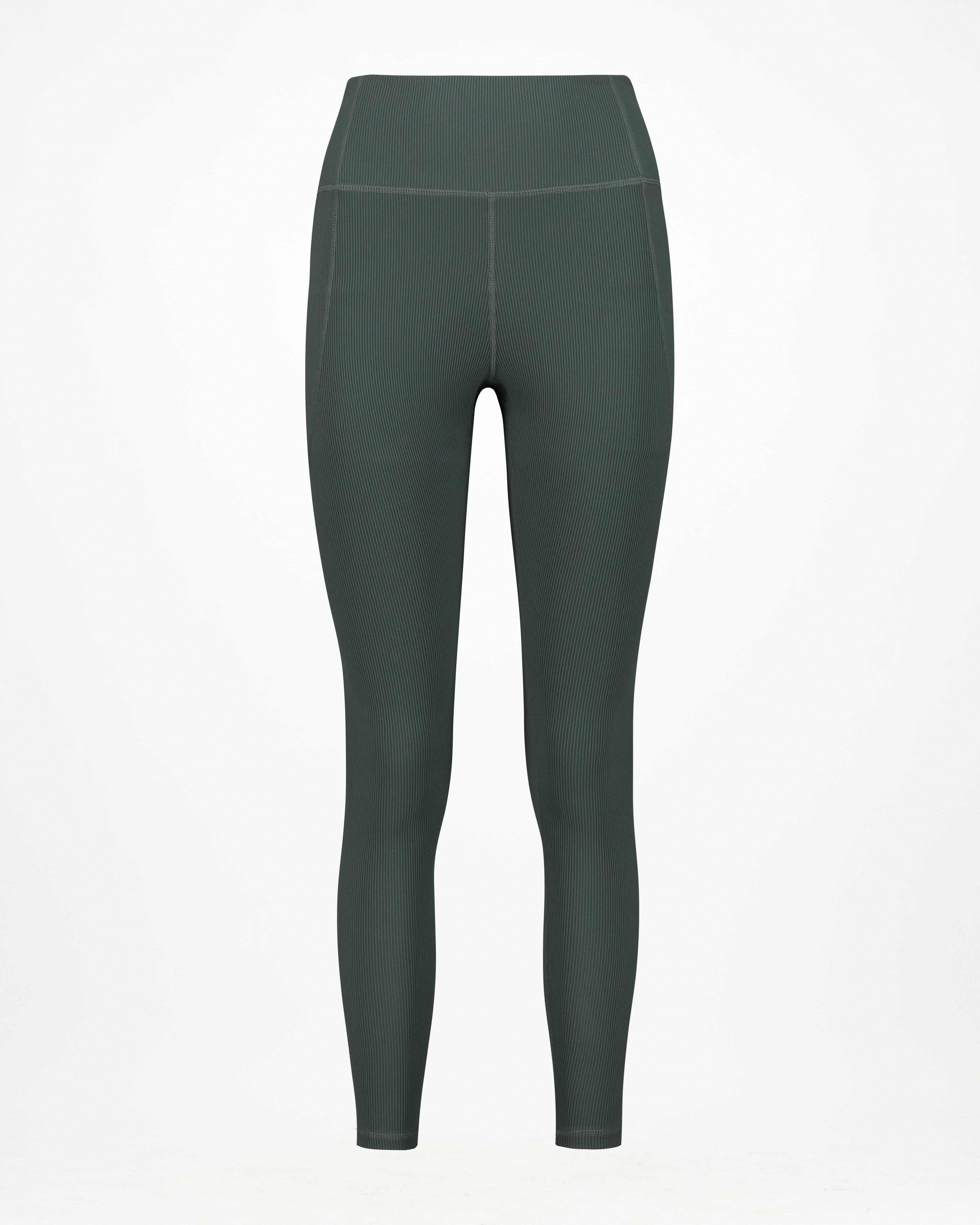 MMXXI Ribbed Tights  -  Jade