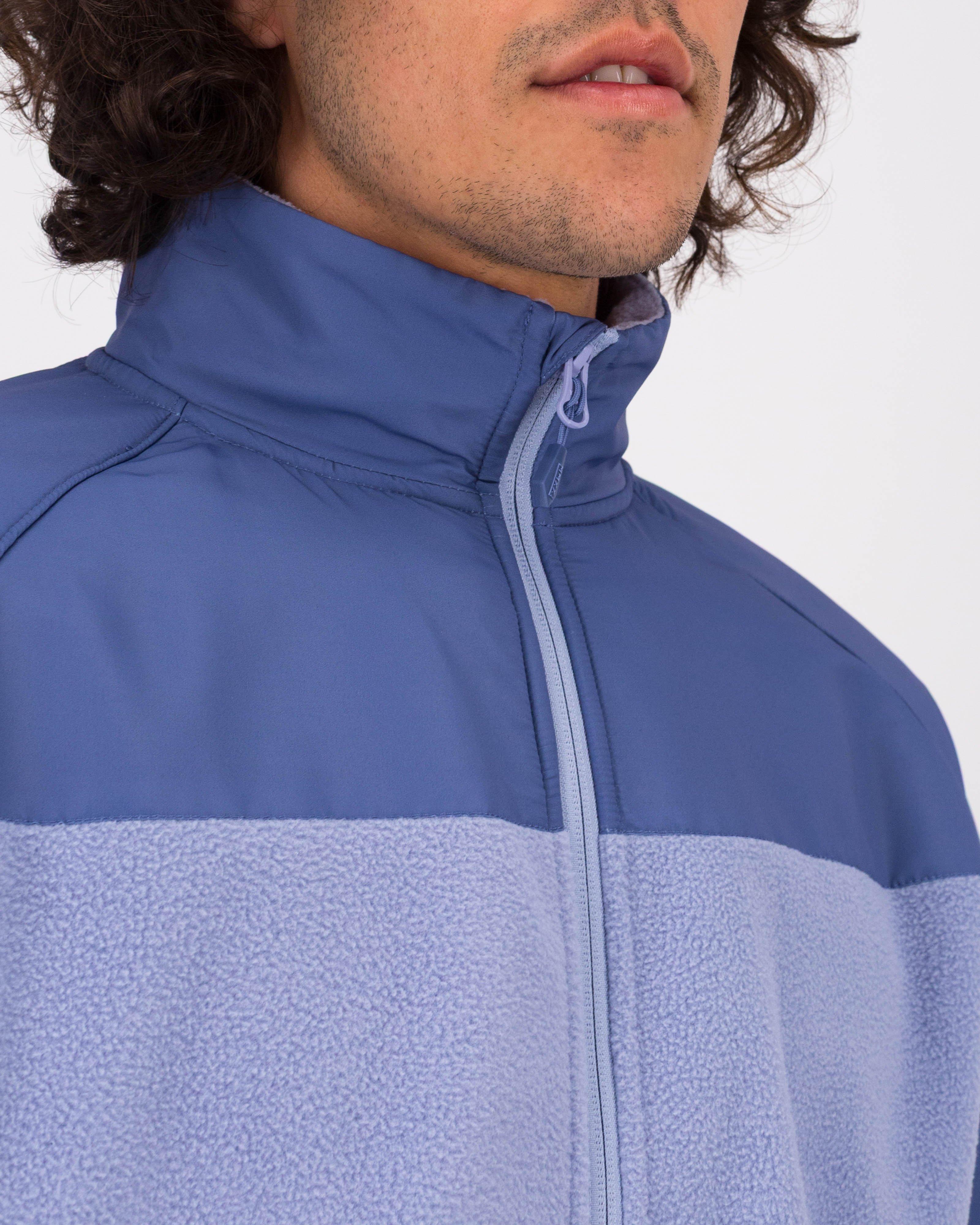 MMXXI Haze Hybrid Full-Zip Fleece Jacket -  Cloud Blue
