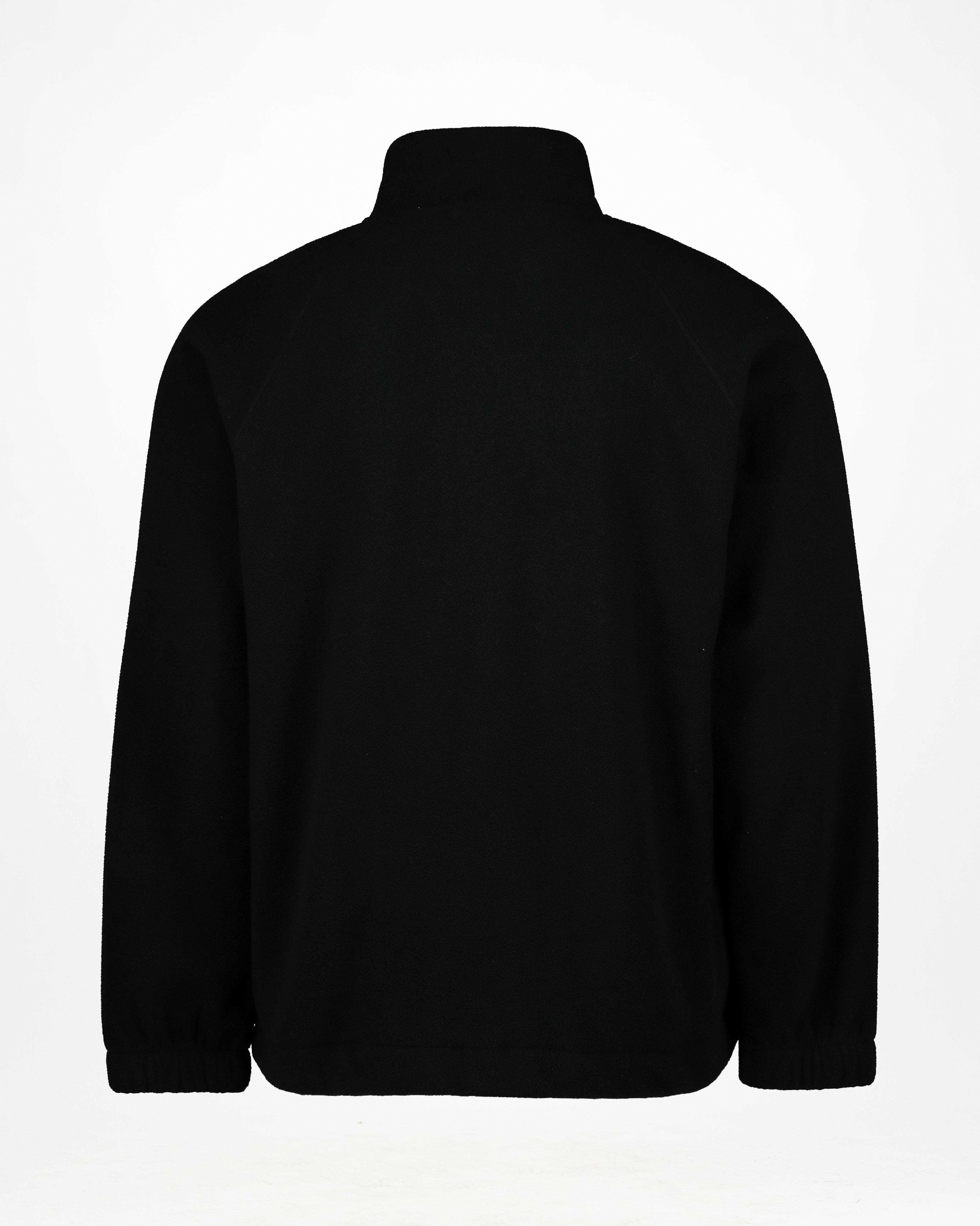 MMXXI Edge Full-Zip Polar Fleece Track Top -  Black