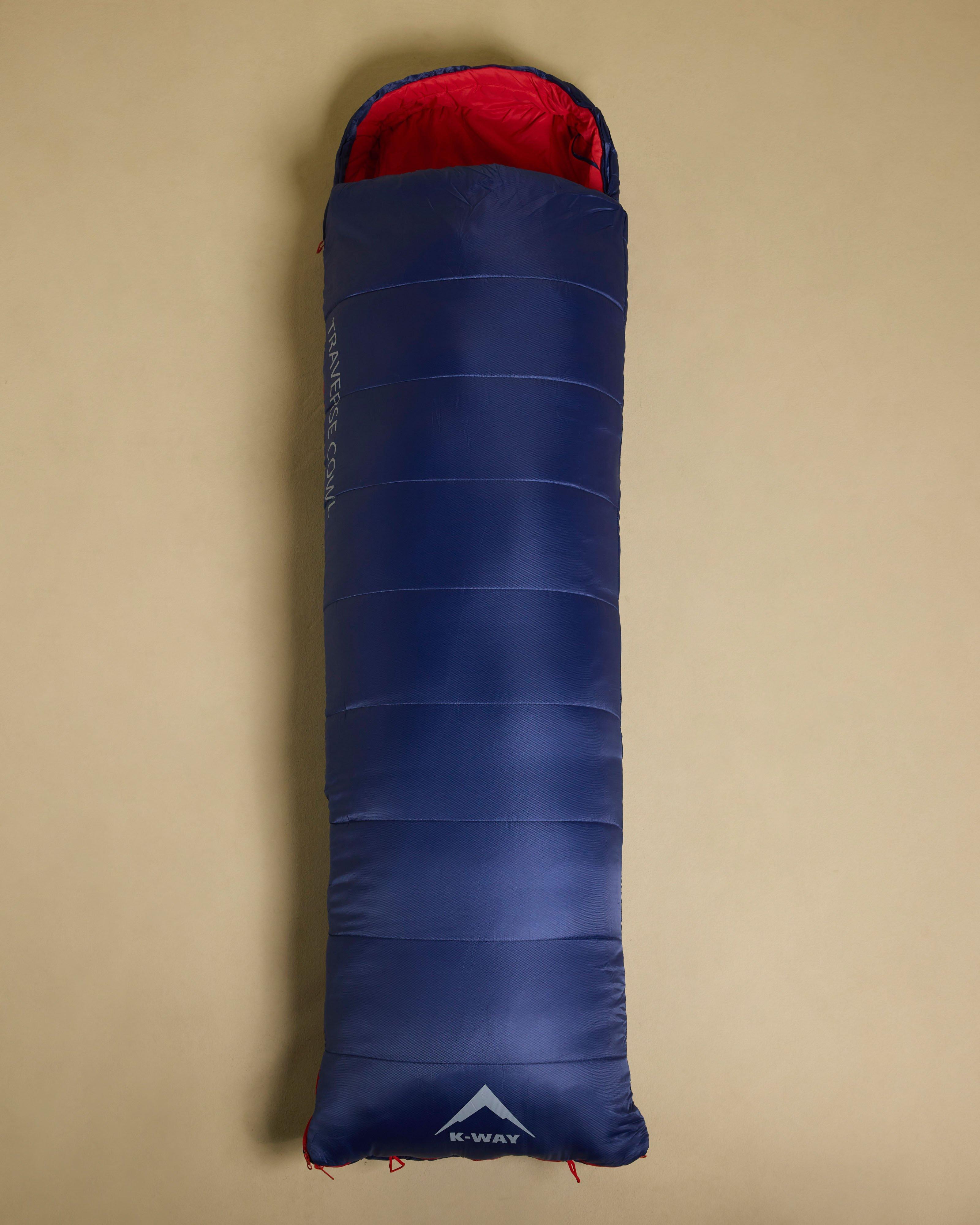 K-Way Traverse 2 Cowl Sleeping Bag -  Navy